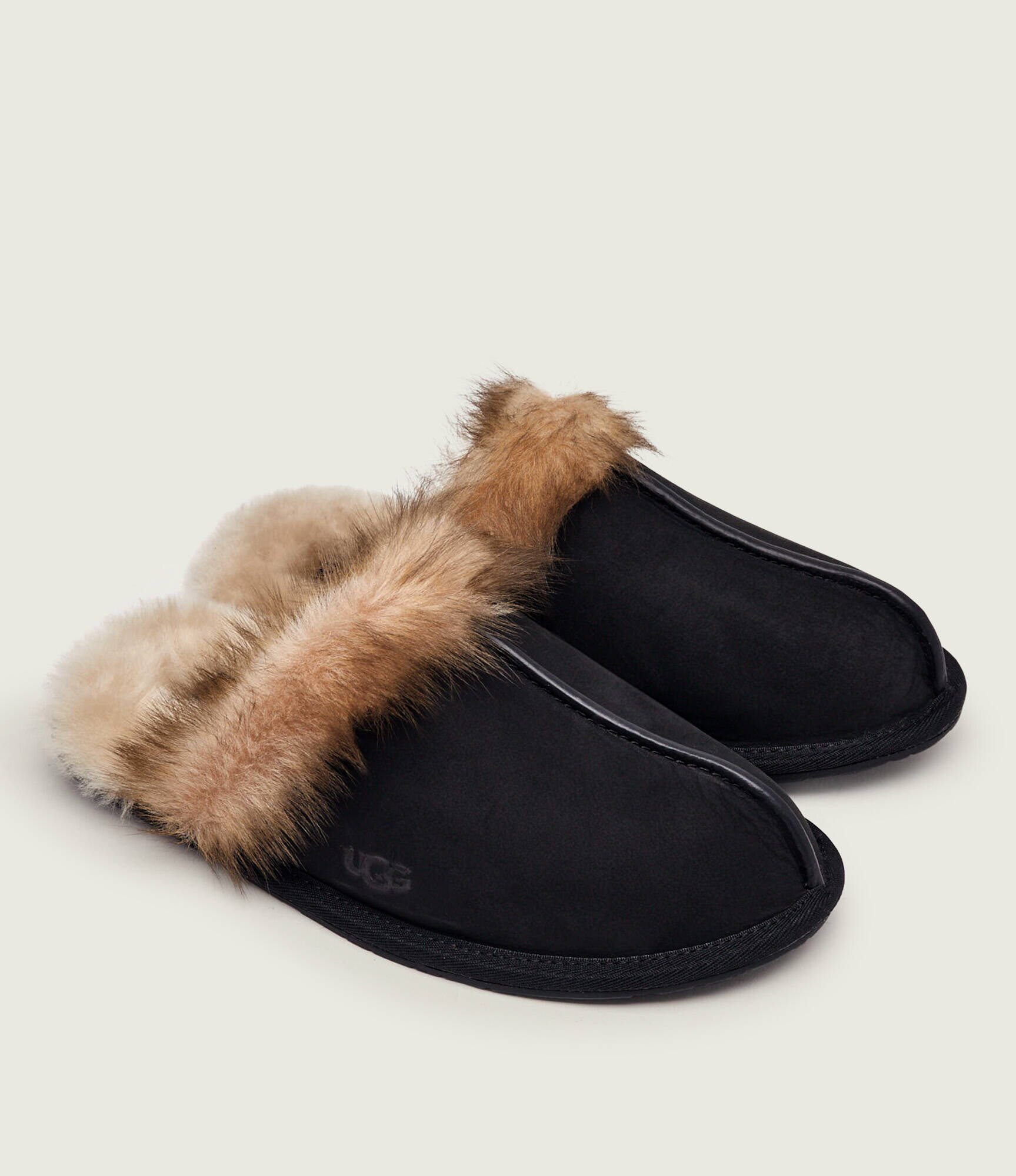 UGG De piele papuci de casă Scuffette | shearling cu adaos de lână