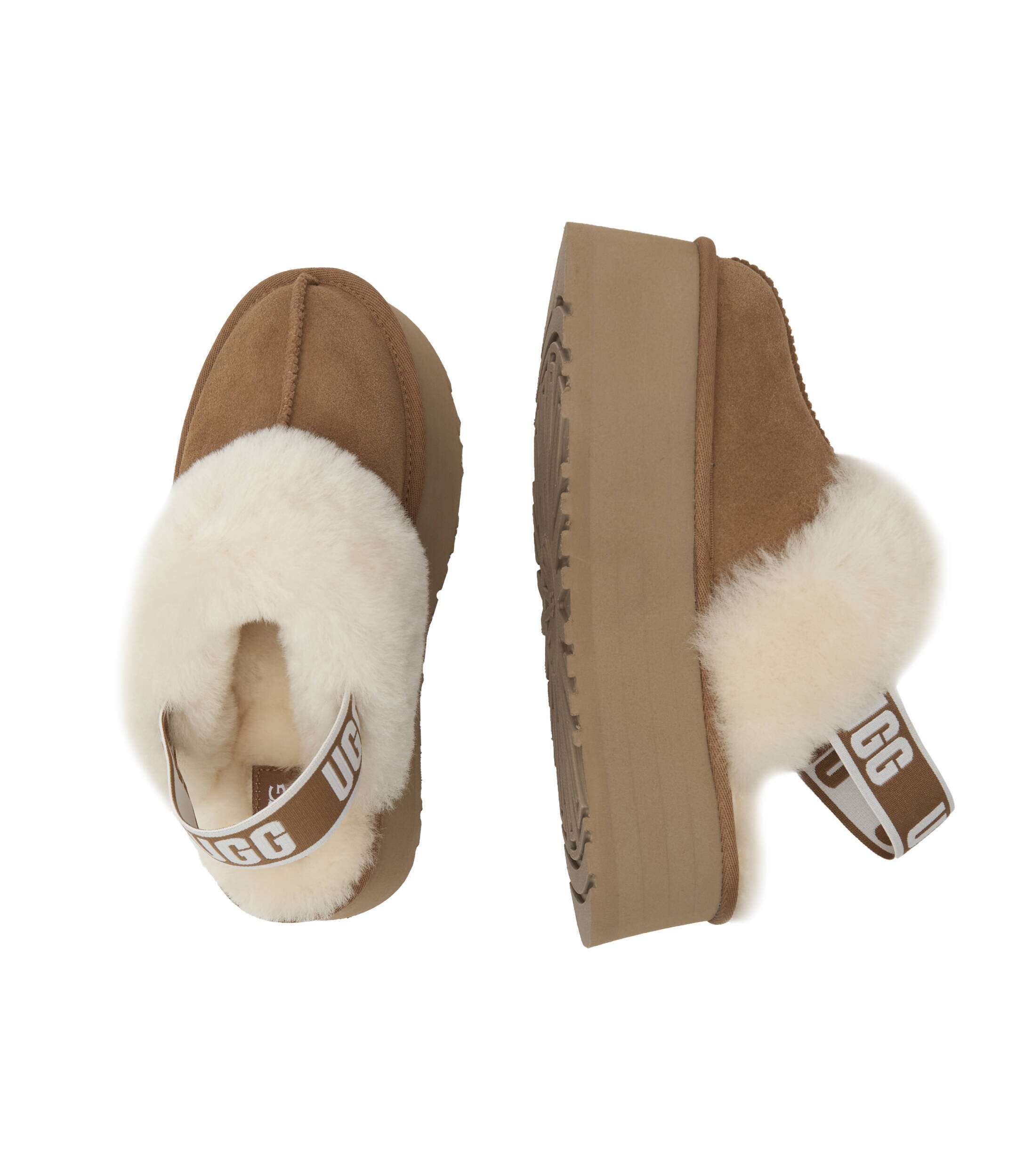 UGG De piele papuci de casă W FUNKETTE