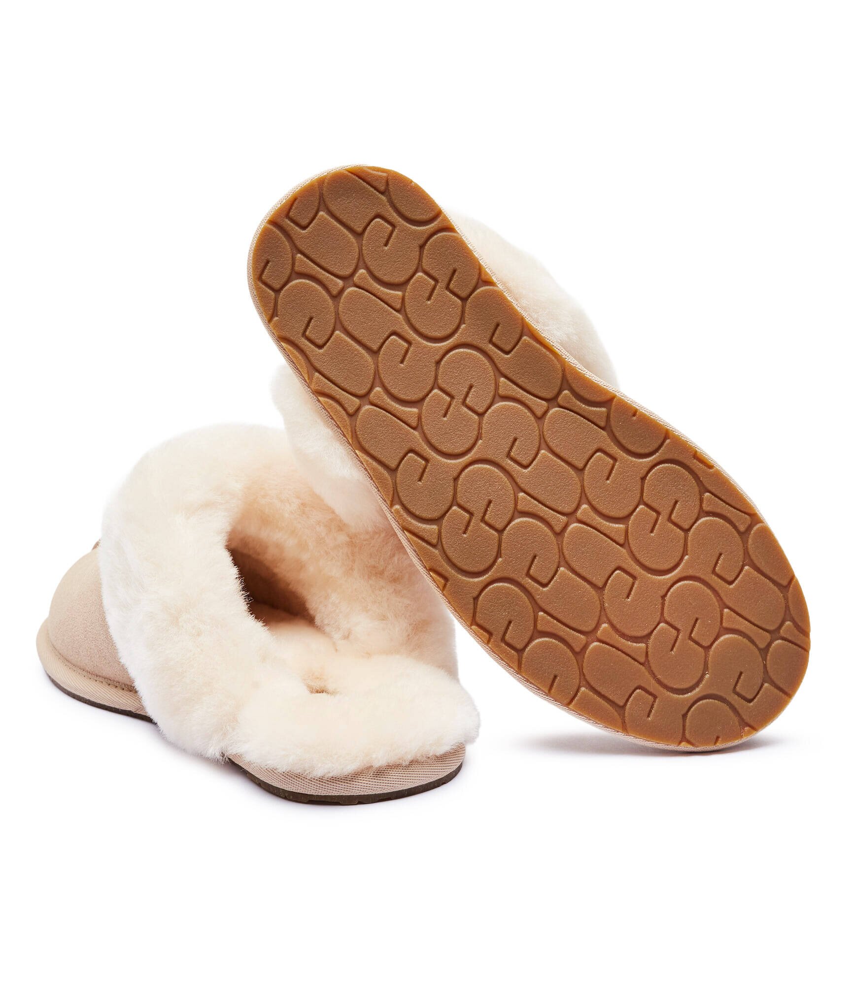 UGG De piele papuci de casă W SCUFFETTE II