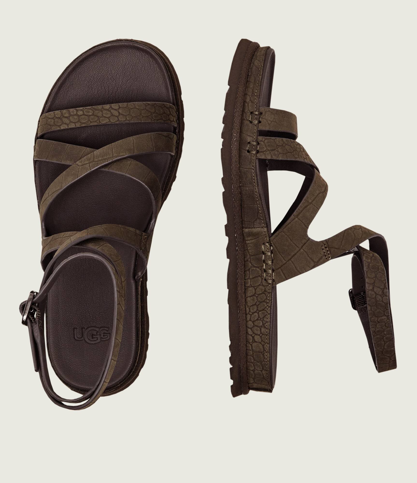 UGG De piele sandale GOLDENGAZE EMBOSSED