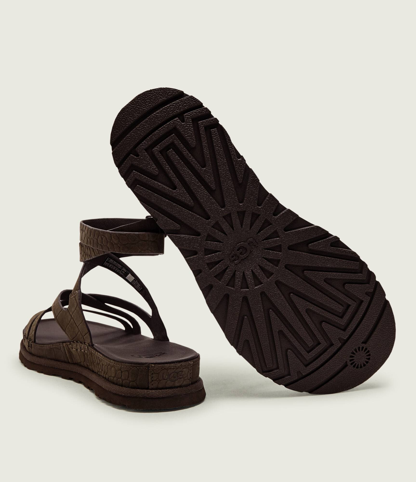 UGG De piele sandale GOLDENGAZE EMBOSSED