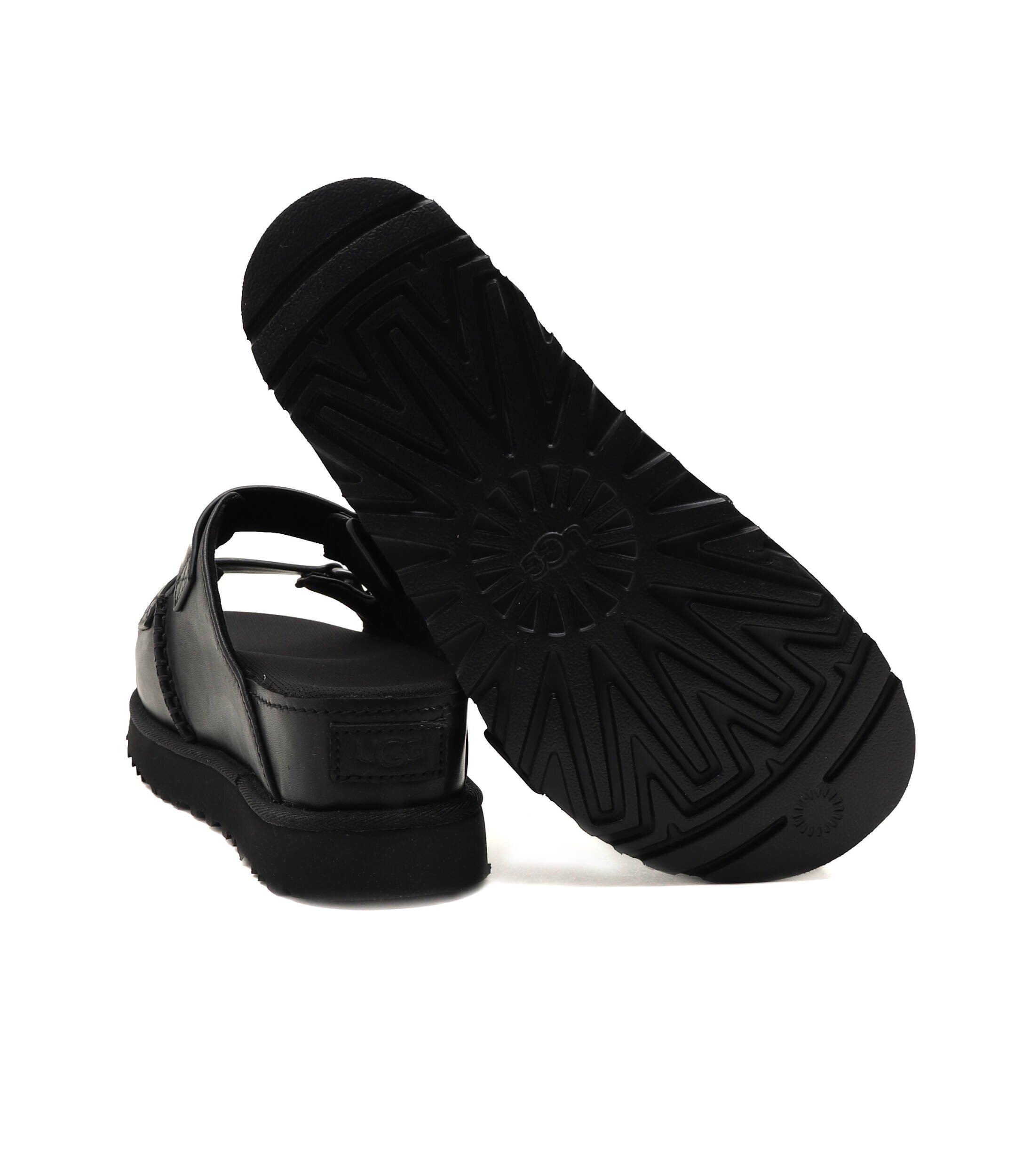 UGG De piele șlapi W GOLDENSTAR HI SLIDE