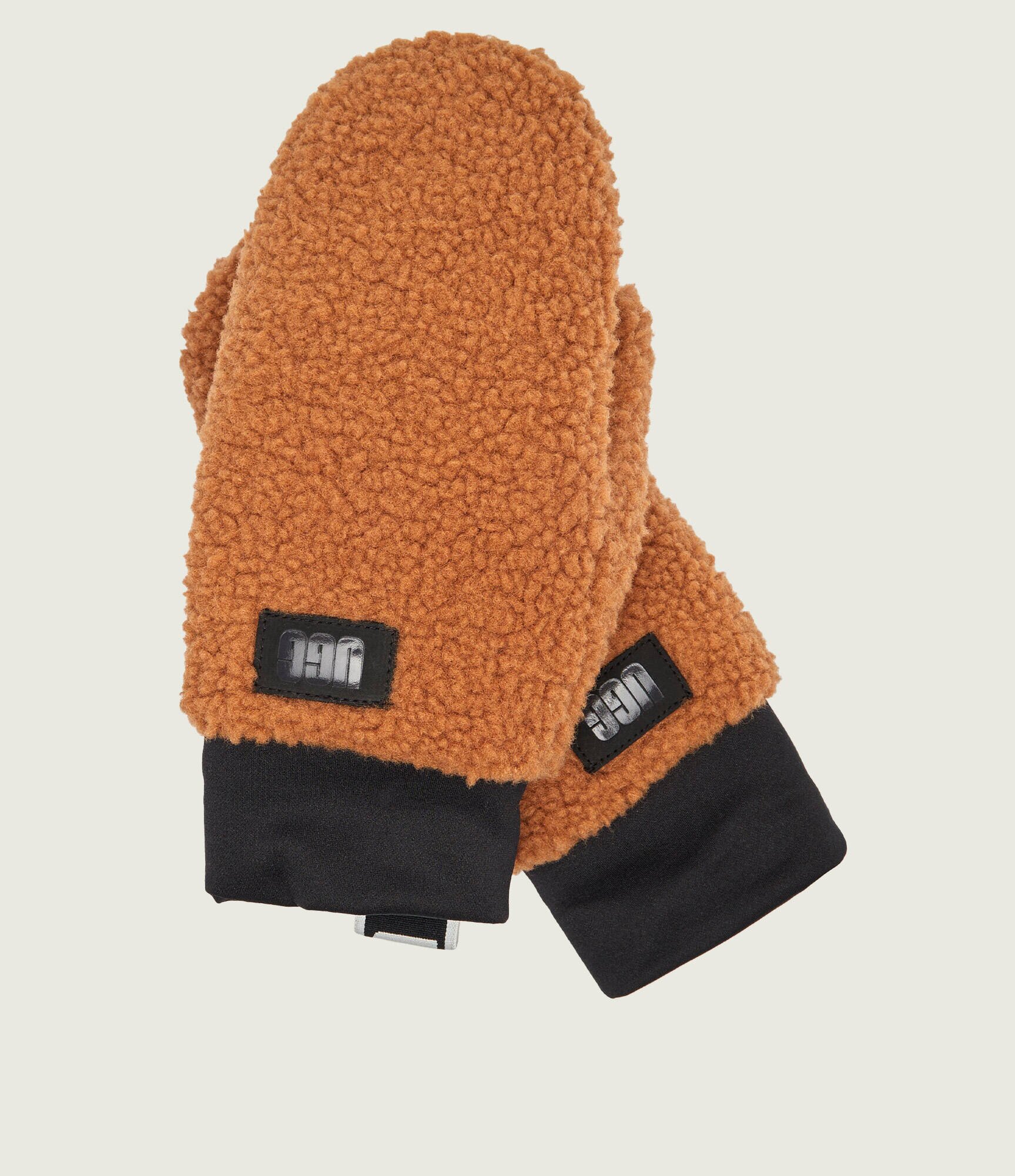 UGG Mănuși fluff cu adaos de piele