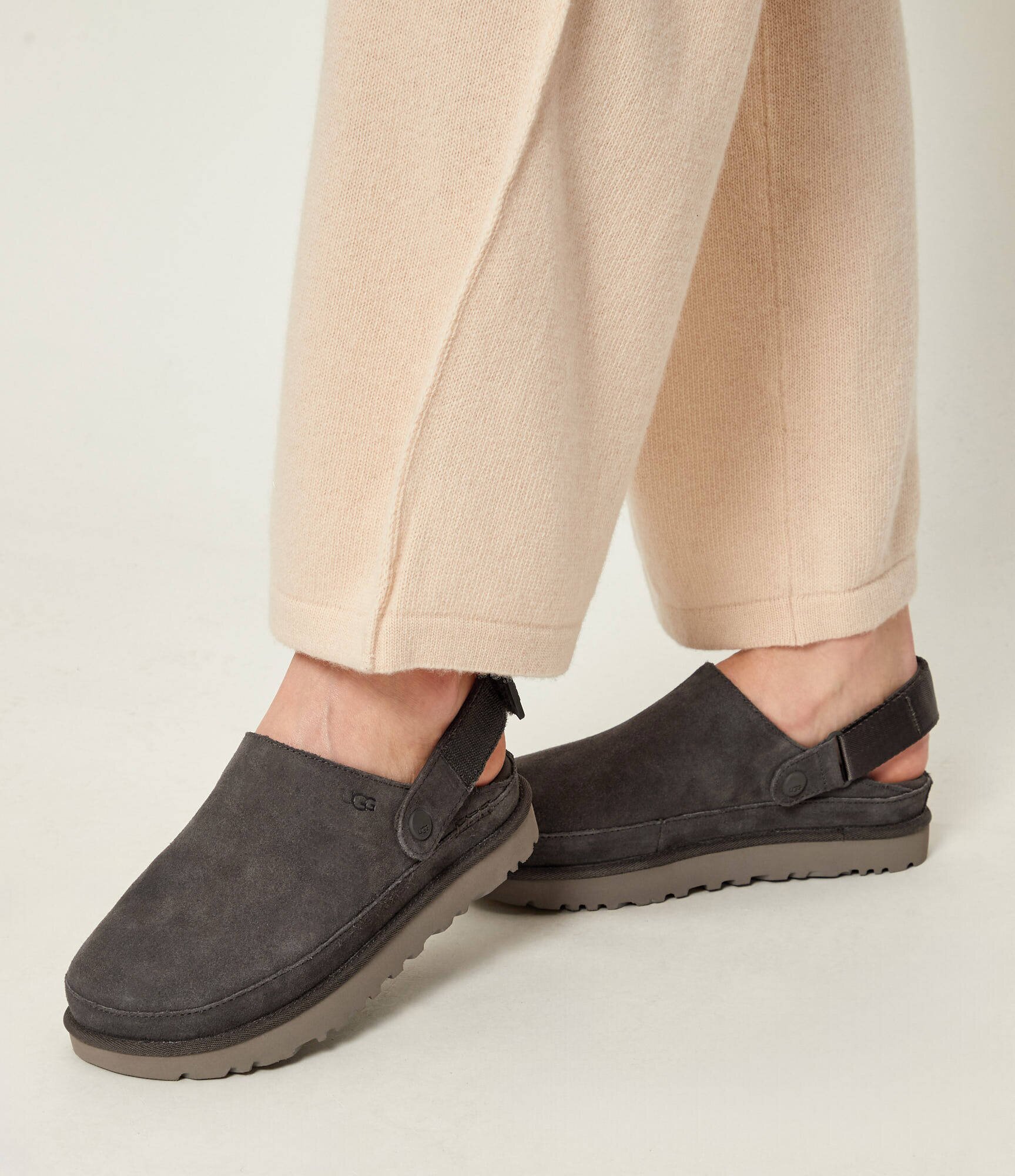UGG Mule 2 în 1 Goldenstar Clog | piele întoarsă