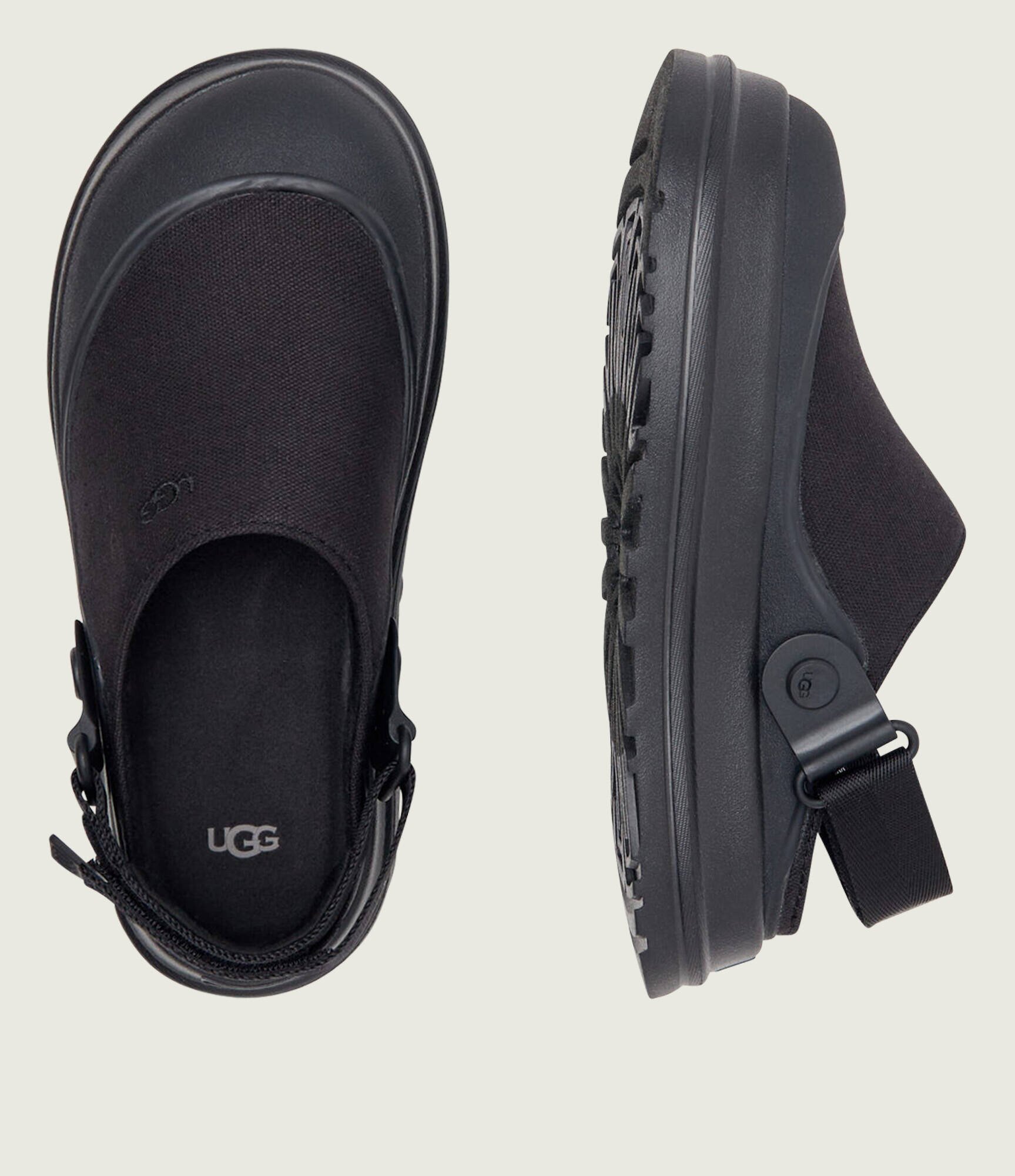 UGG Mule 2 în 1 W Goldenglow Canvas Clog