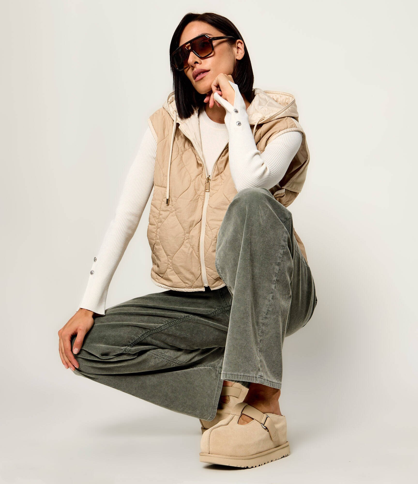 UGG Mules (încălțăminte) Goldenstar Hi | piele întoarsă