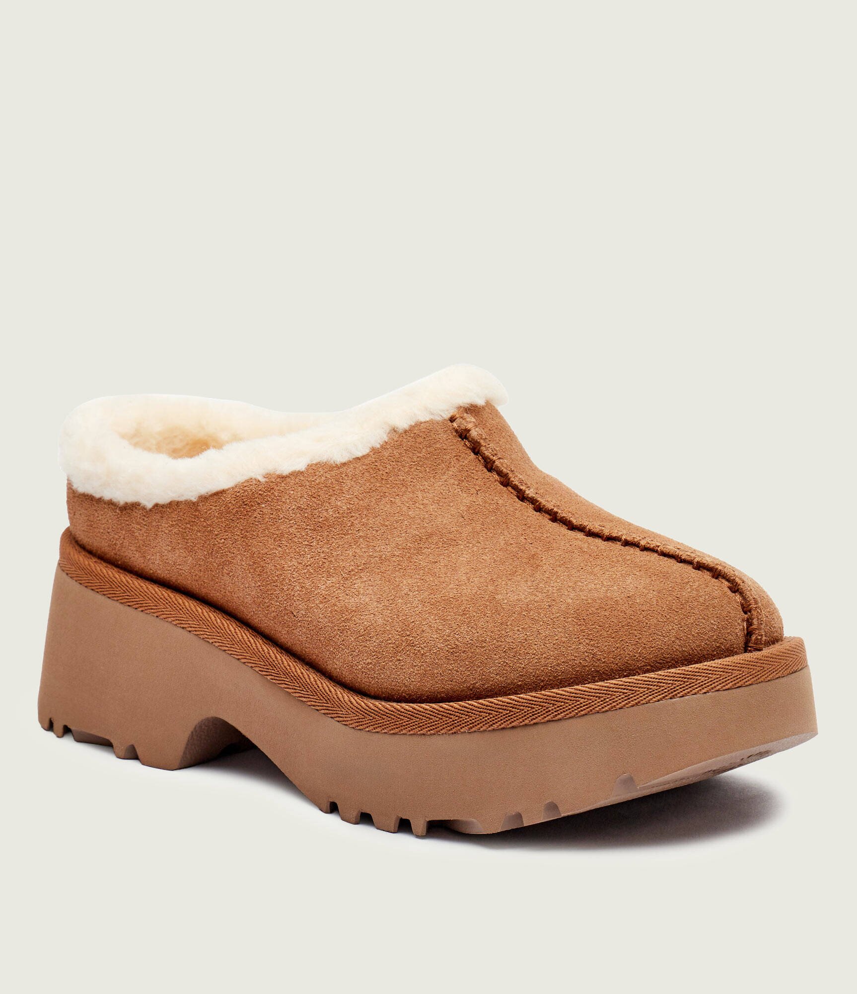 UGG Mules (încălțăminte) New Heights Cozy | piele întoarsă | shearling