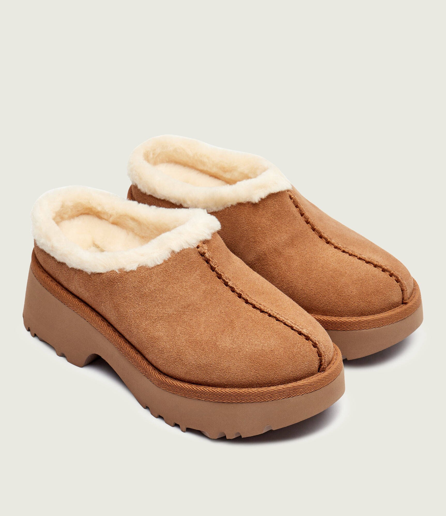UGG Mules (încălțăminte) New Heights Cozy | piele întoarsă | shearling