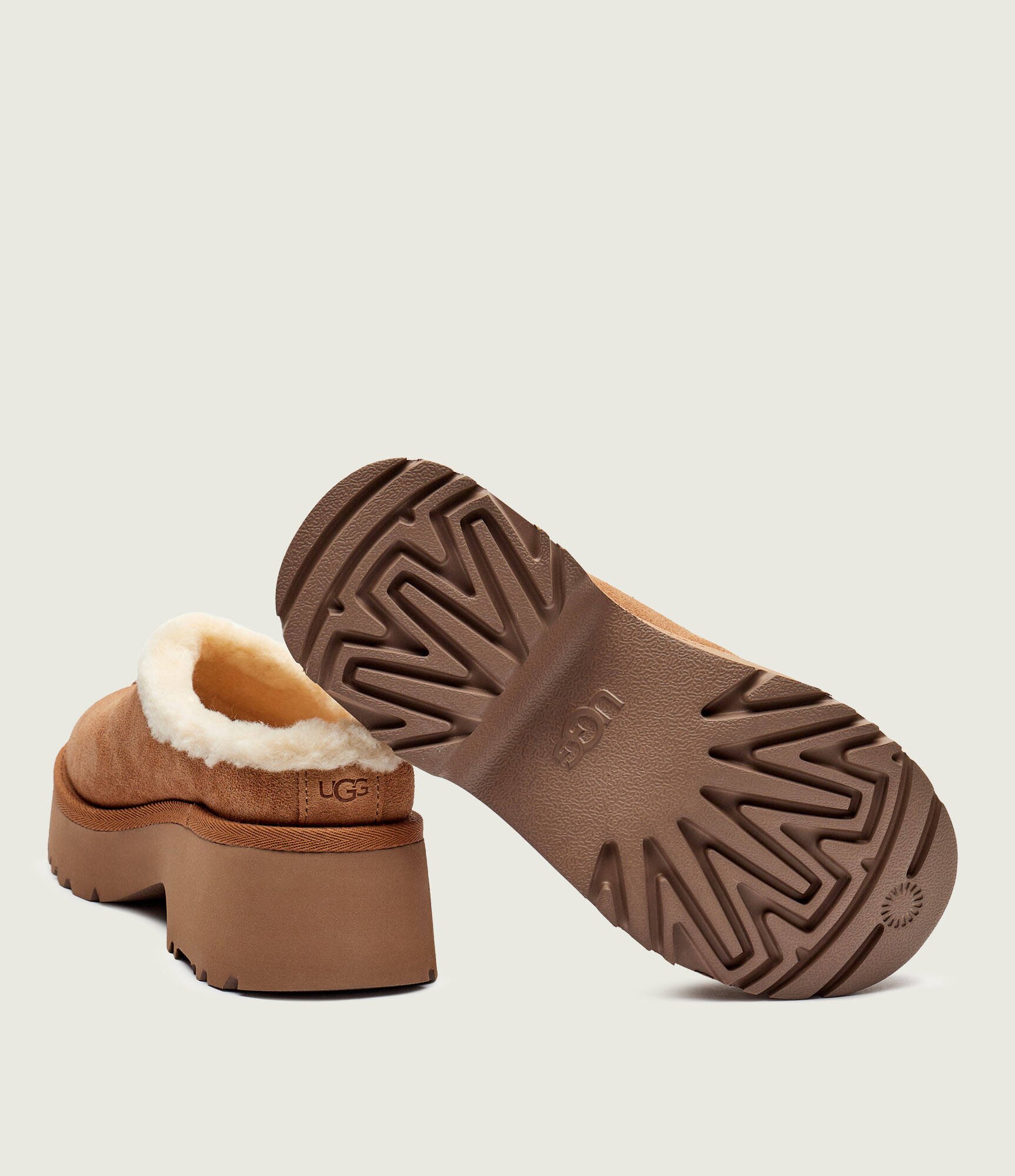 UGG Mules (încălțăminte) New Heights Cozy | piele întoarsă | shearling