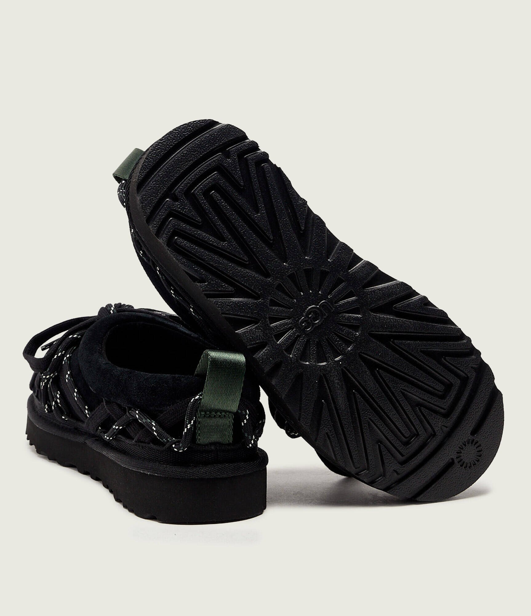 UGG Mules (încălțăminte) Tasman Lace | piele întoarsă (zamsz) | cu adaos de lână