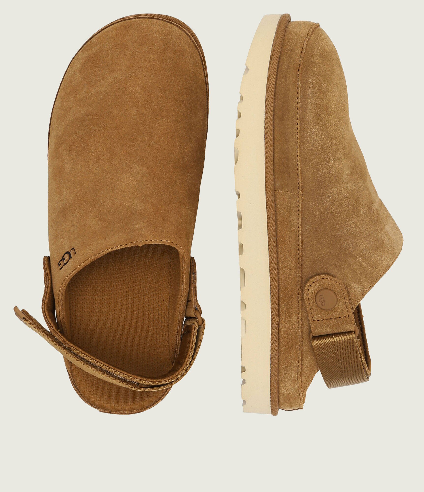 UGG Mules (încălțăminte) W GOLDENSTAR CLOG | piele întoarsă