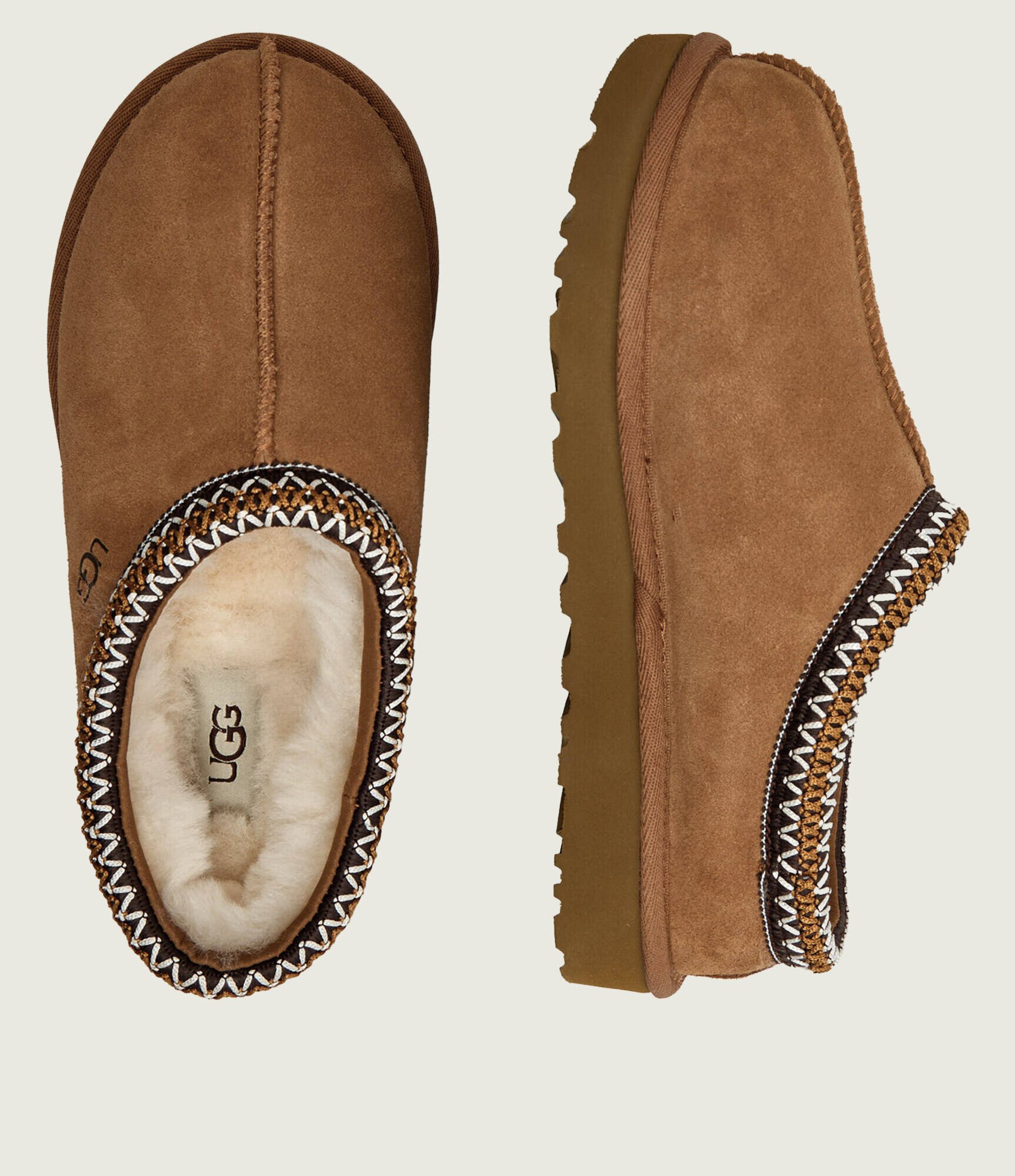 UGG Mules (încălțăminte) W Tasman II | piele întoarsă (zamsz) | cu adaos de lână