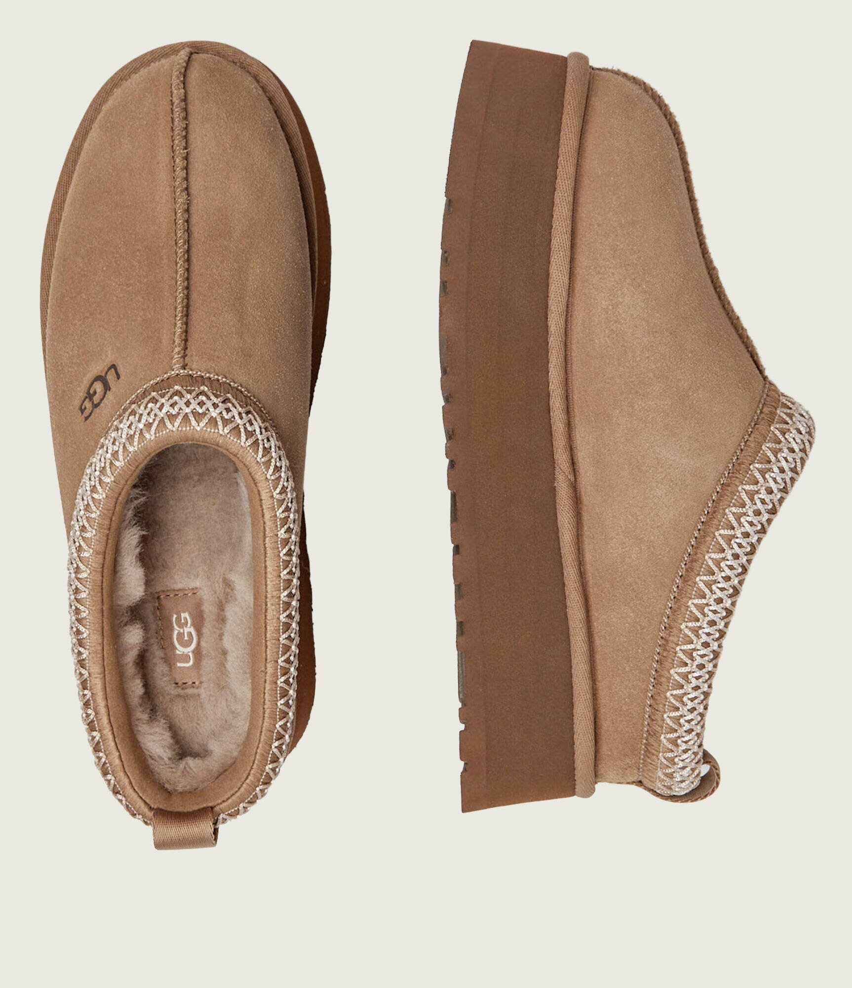 UGG Mules (încălțăminte) W Tazz II | piele întoarsă (zamsz) | cu adaos de lână