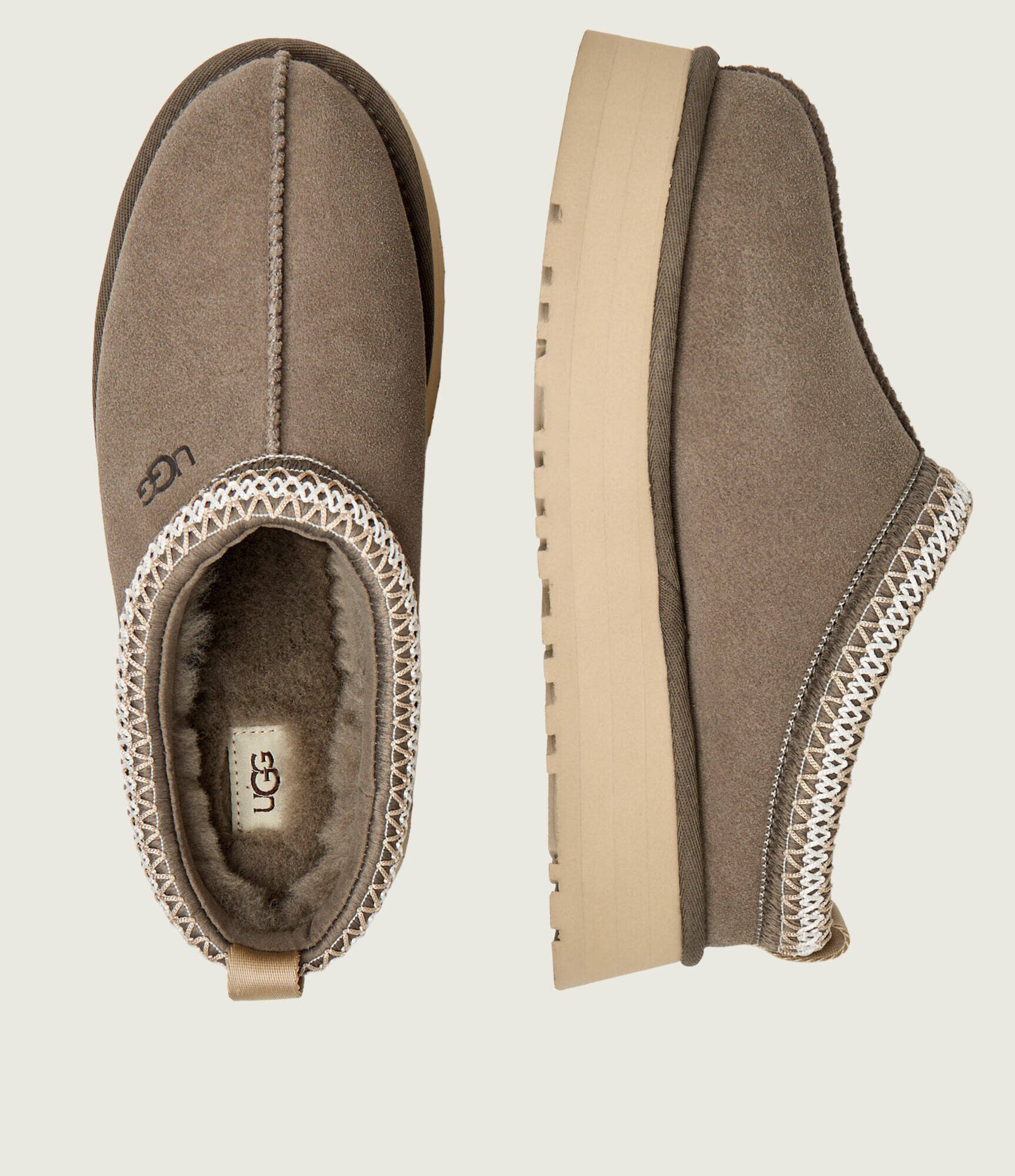 UGG Mules (încălțăminte) W Tazz II | piele întoarsă (zamsz) | cu adaos de lână