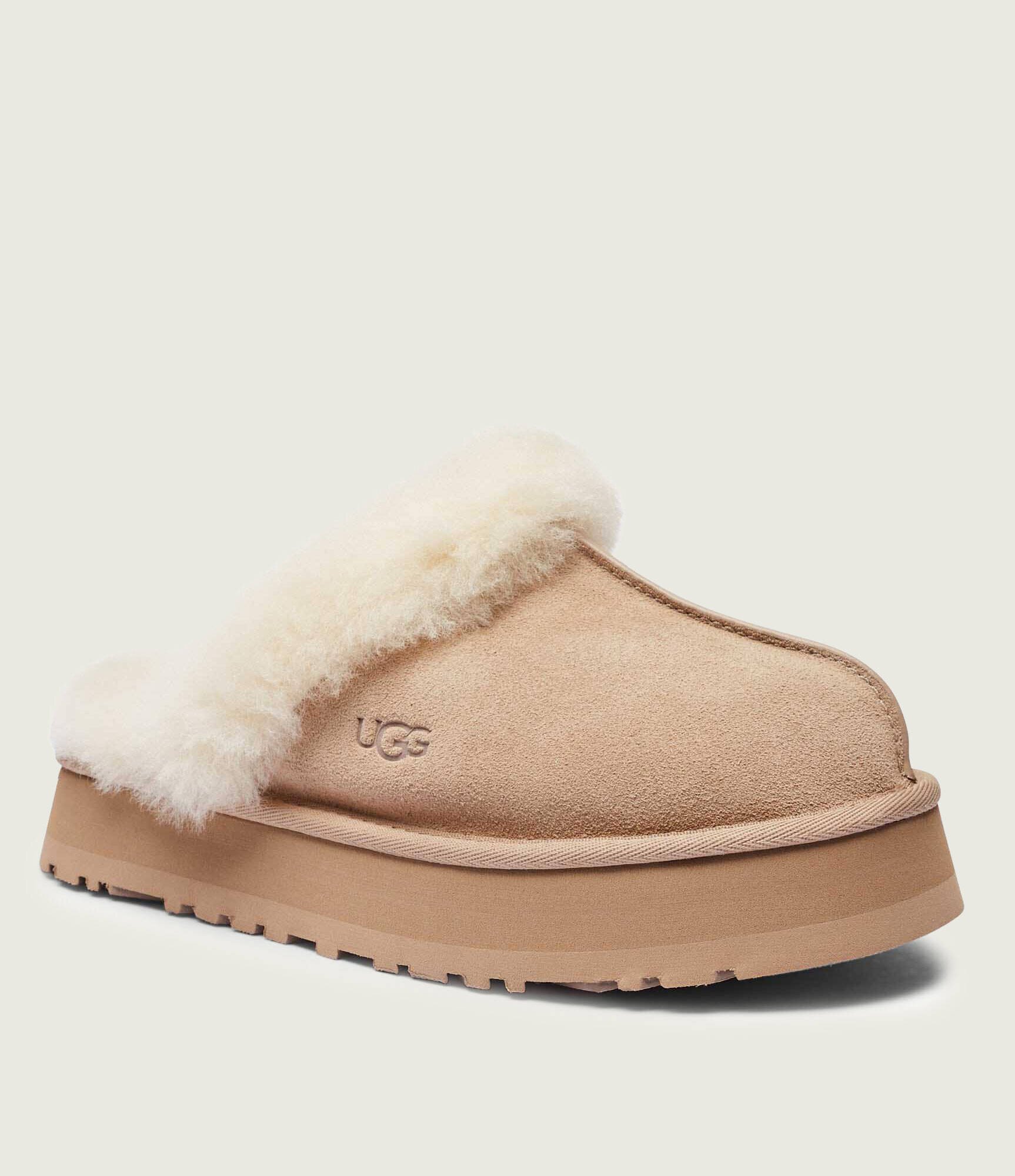 UGG Papuci de casă DISQUETTE | shearling | piele întoarsă