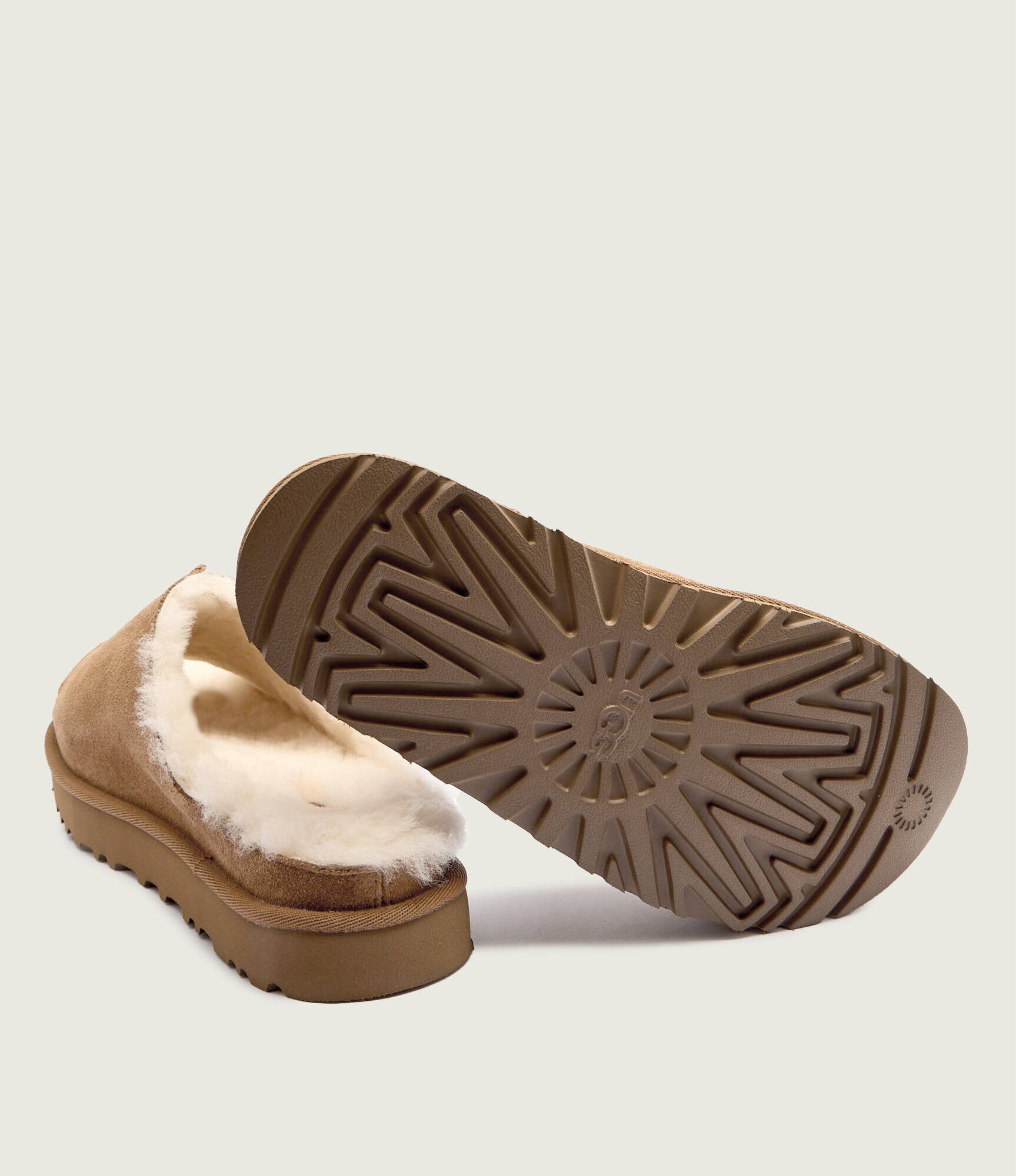 UGG Papuci de casă Greenport cu adaos de lână| shearling | piele întoarsă
