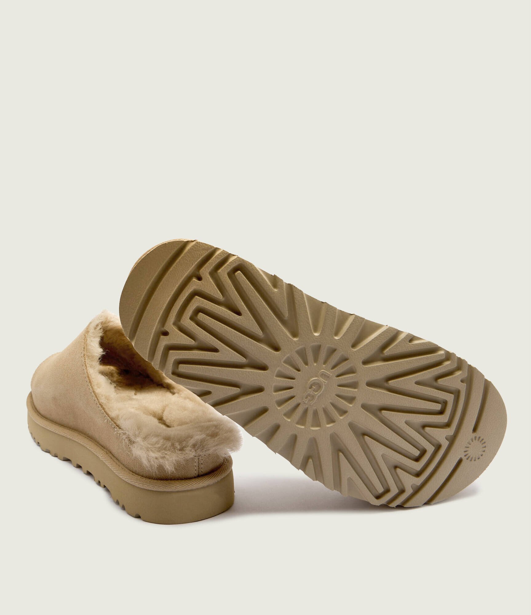 UGG Papuci de casă Greenport cu adaos de lână| shearling | piele întoarsă