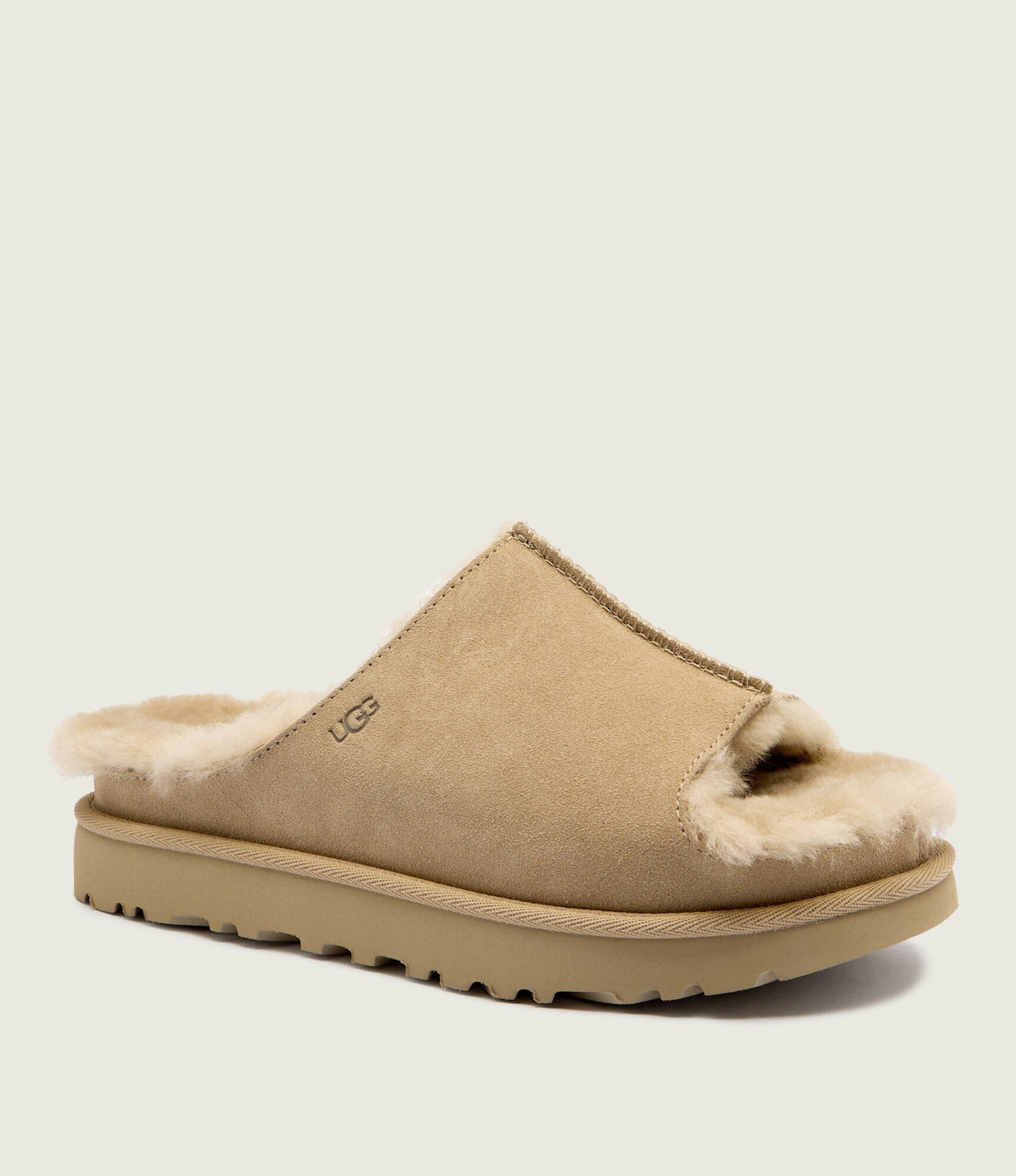 UGG Papuci de casă Greenport cu adaos de lână| shearling | piele întoarsă