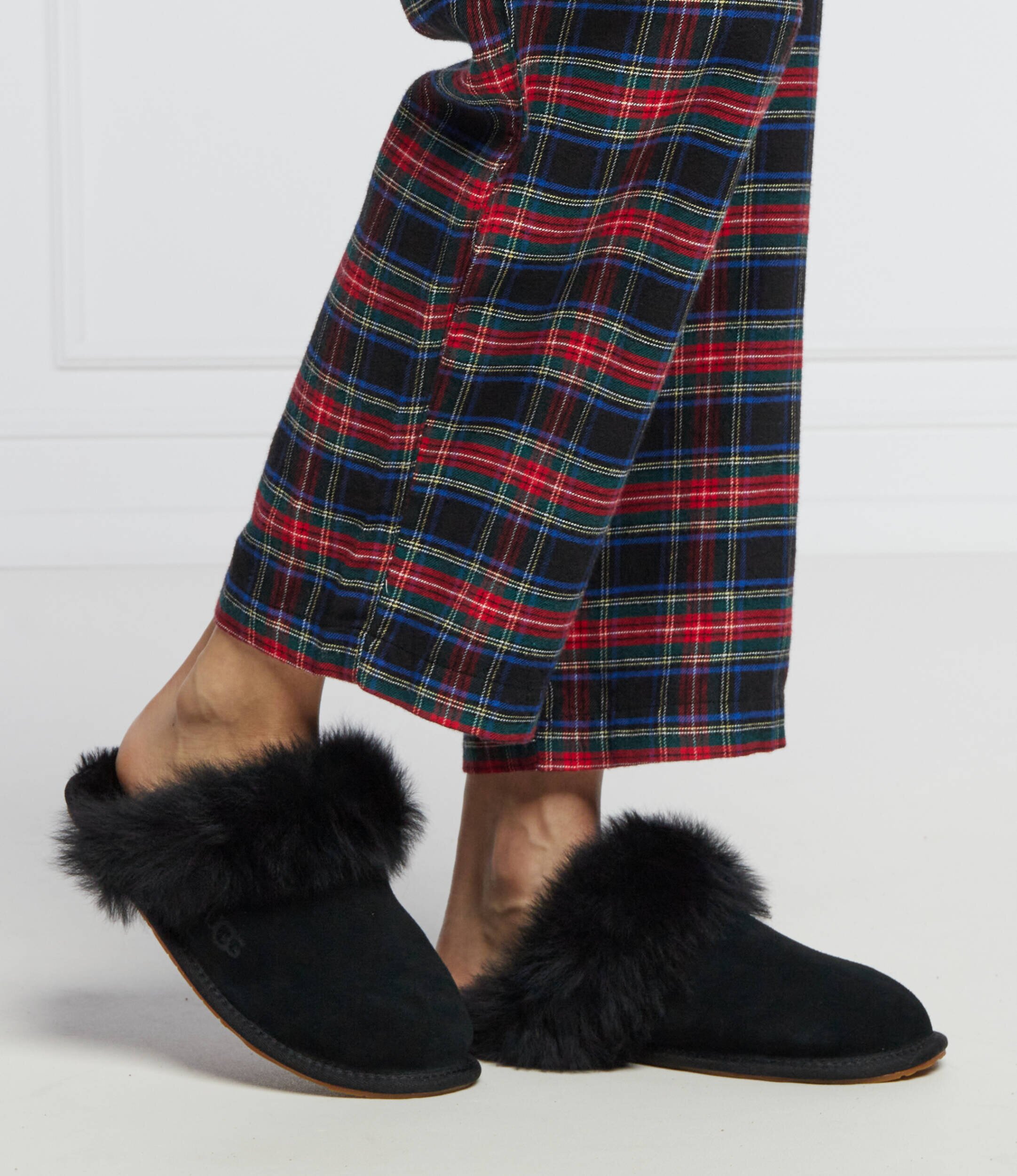 UGG Papuci de casă Scuff Sis | shearling cu adaos de lână | piele întoarsă