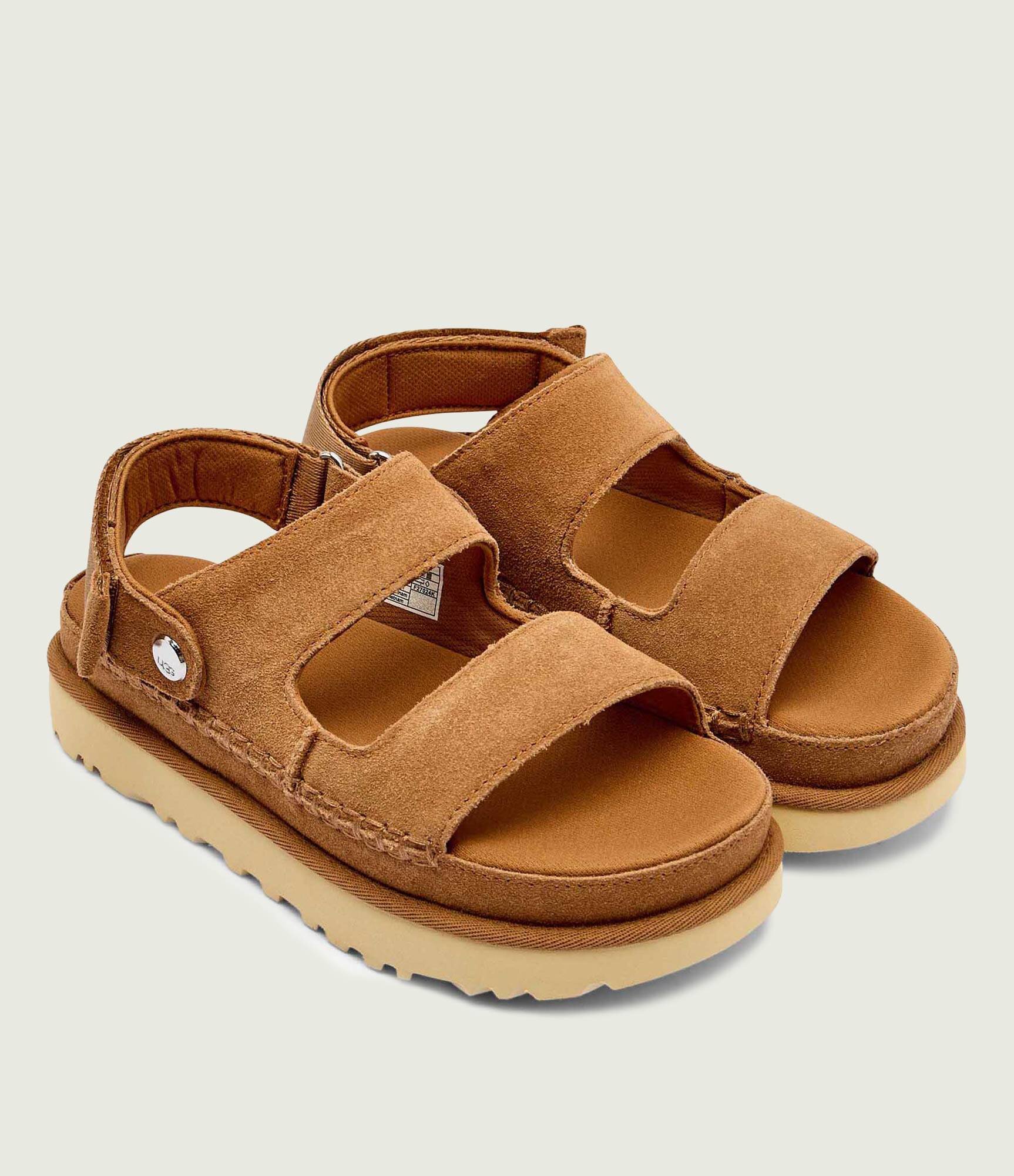 UGG Sandale 2w1 W Goldenstar Glide | piele întoarsă