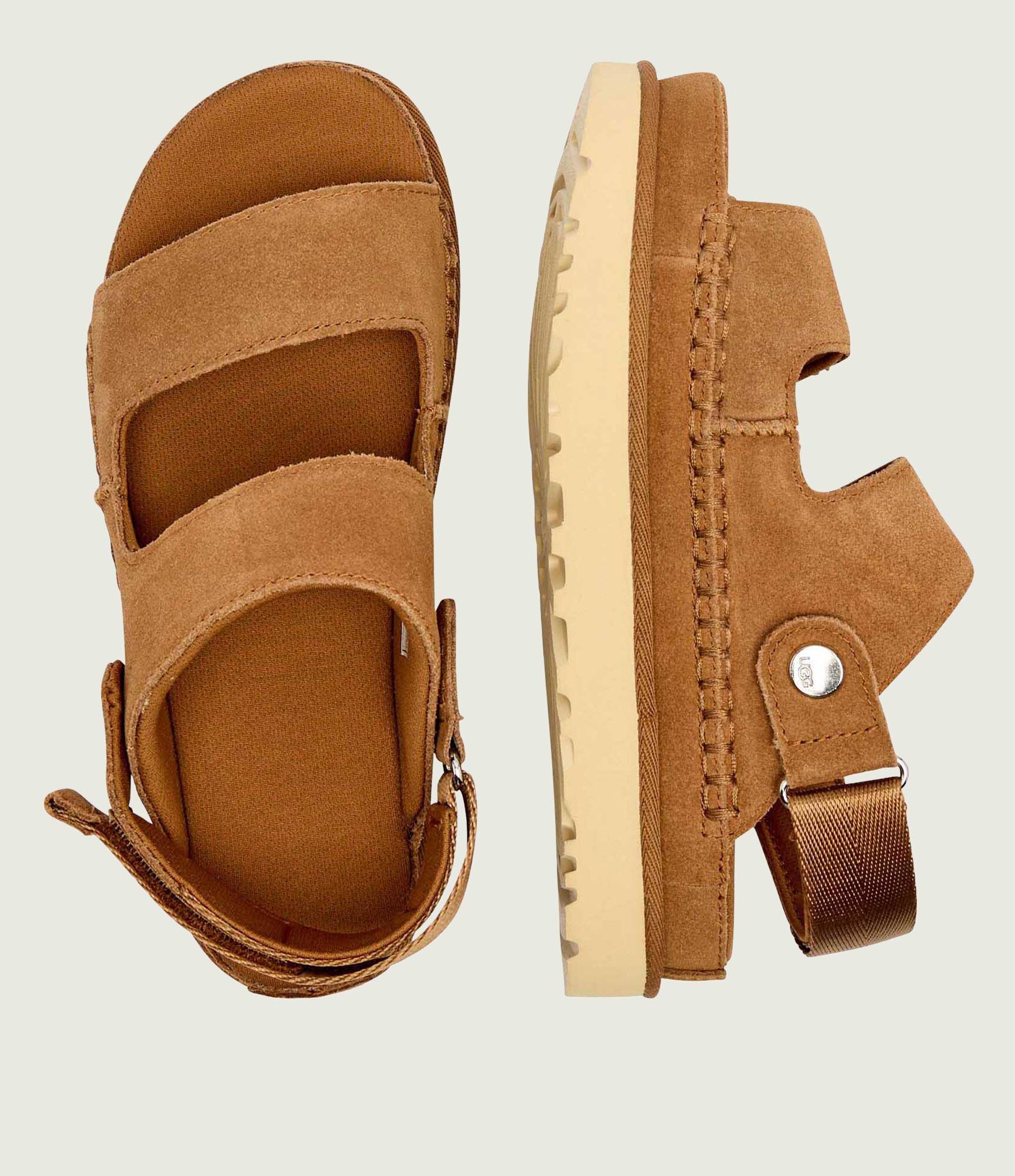 UGG Sandale 2w1 W Goldenstar Glide | piele întoarsă