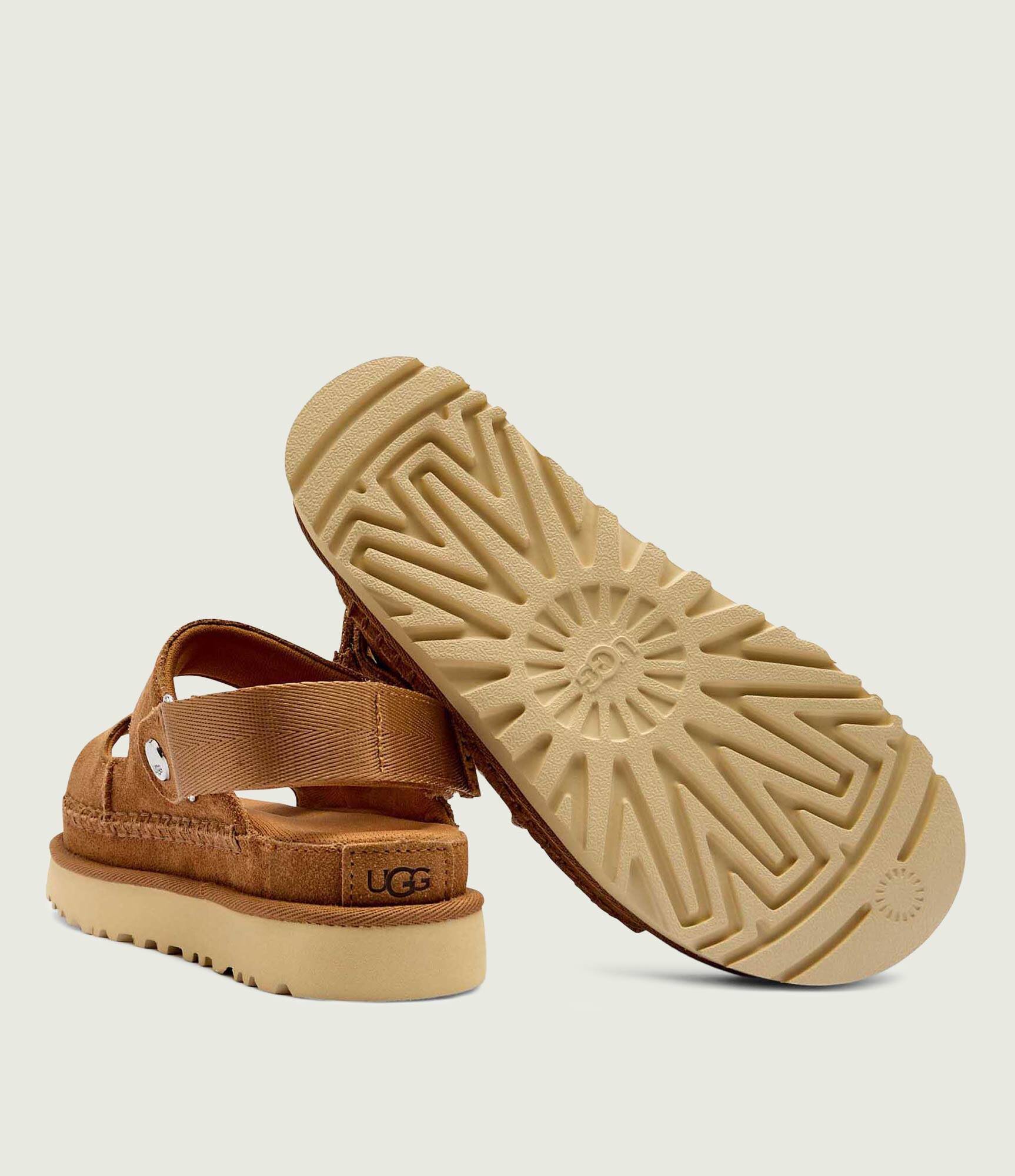 UGG Sandale 2w1 W Goldenstar Glide | piele întoarsă