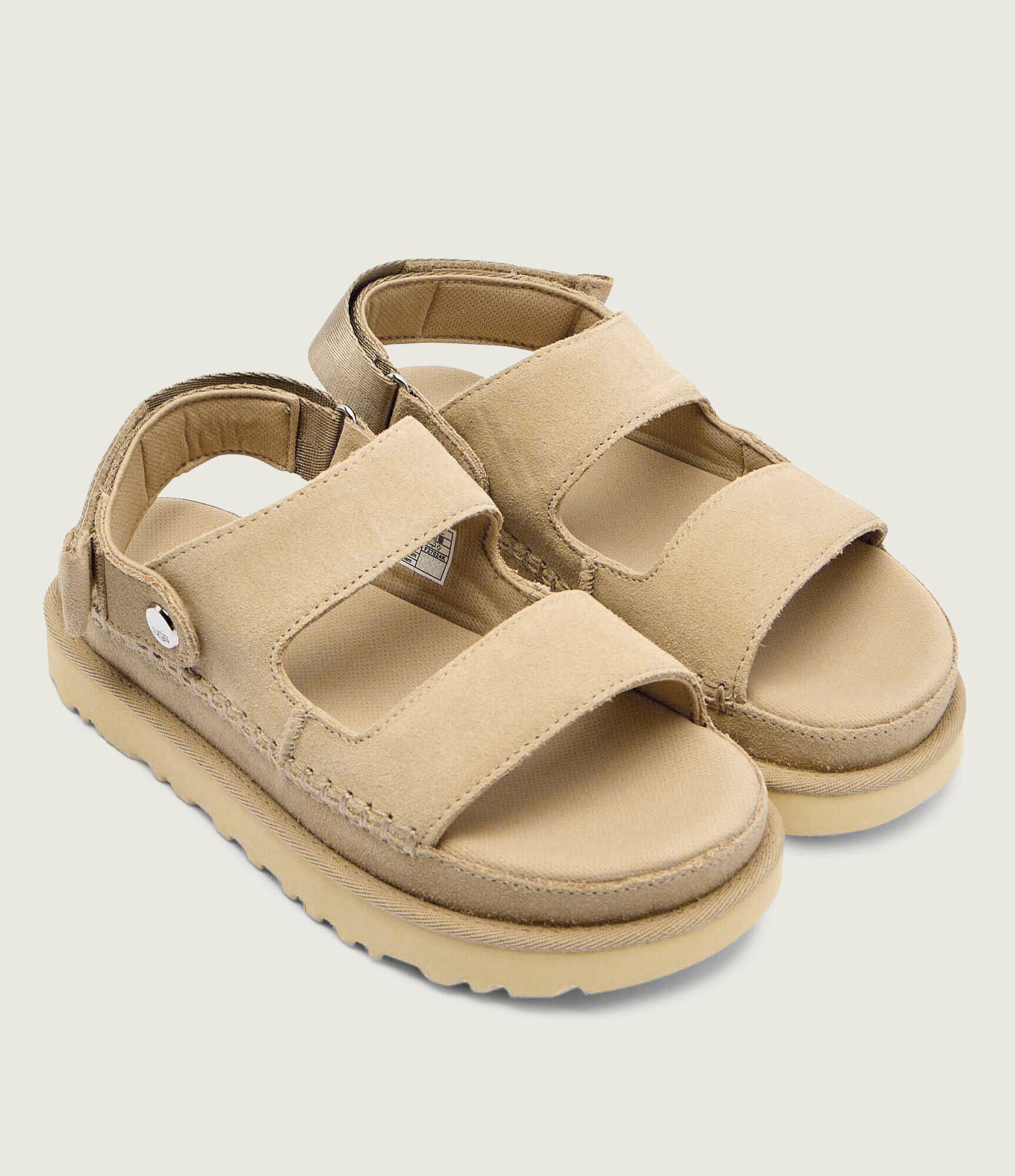UGG Sandale 2w1 W GoldenStar Glide | piele întoarsă