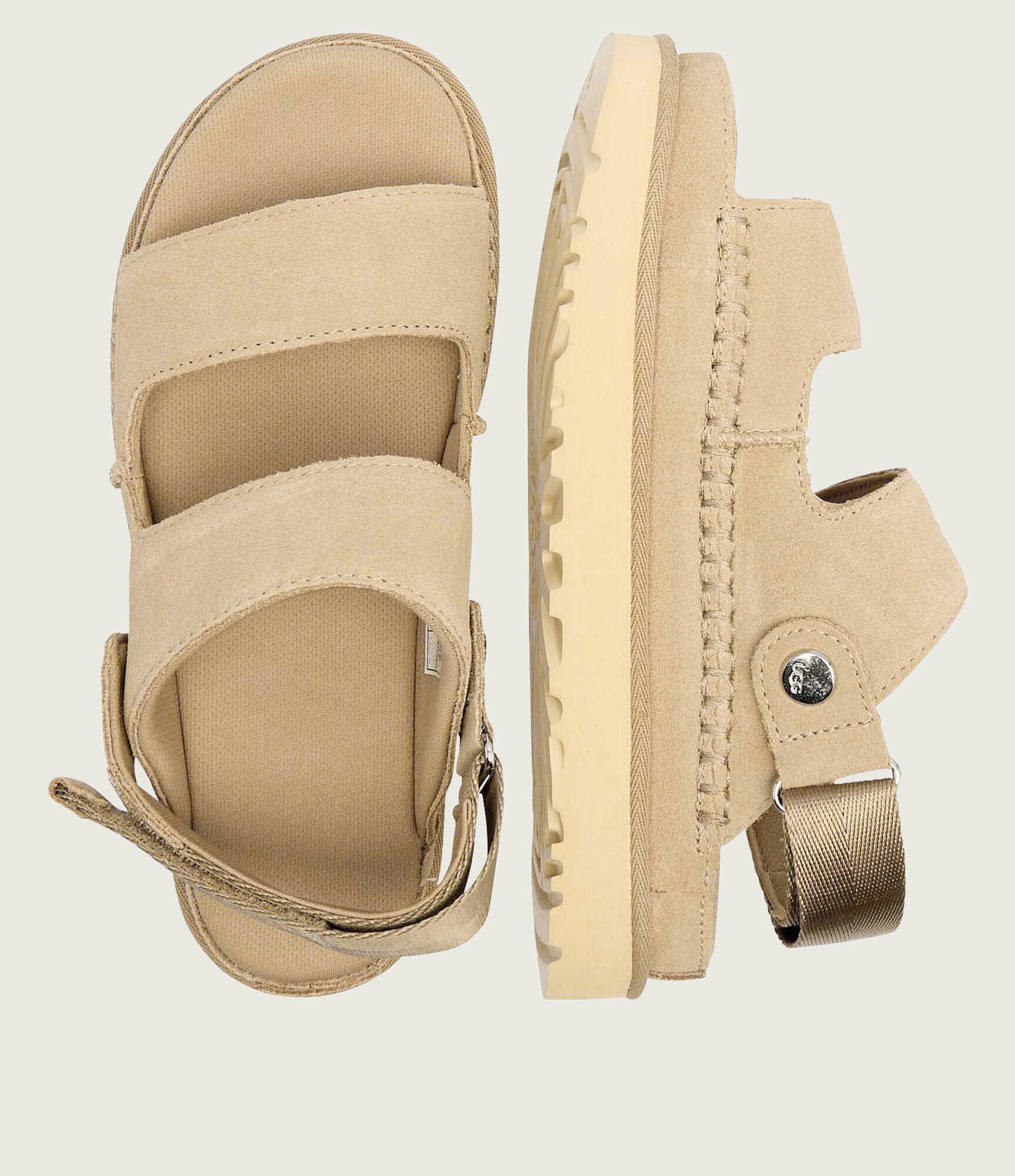 UGG Sandale 2w1 W GoldenStar Glide | piele întoarsă