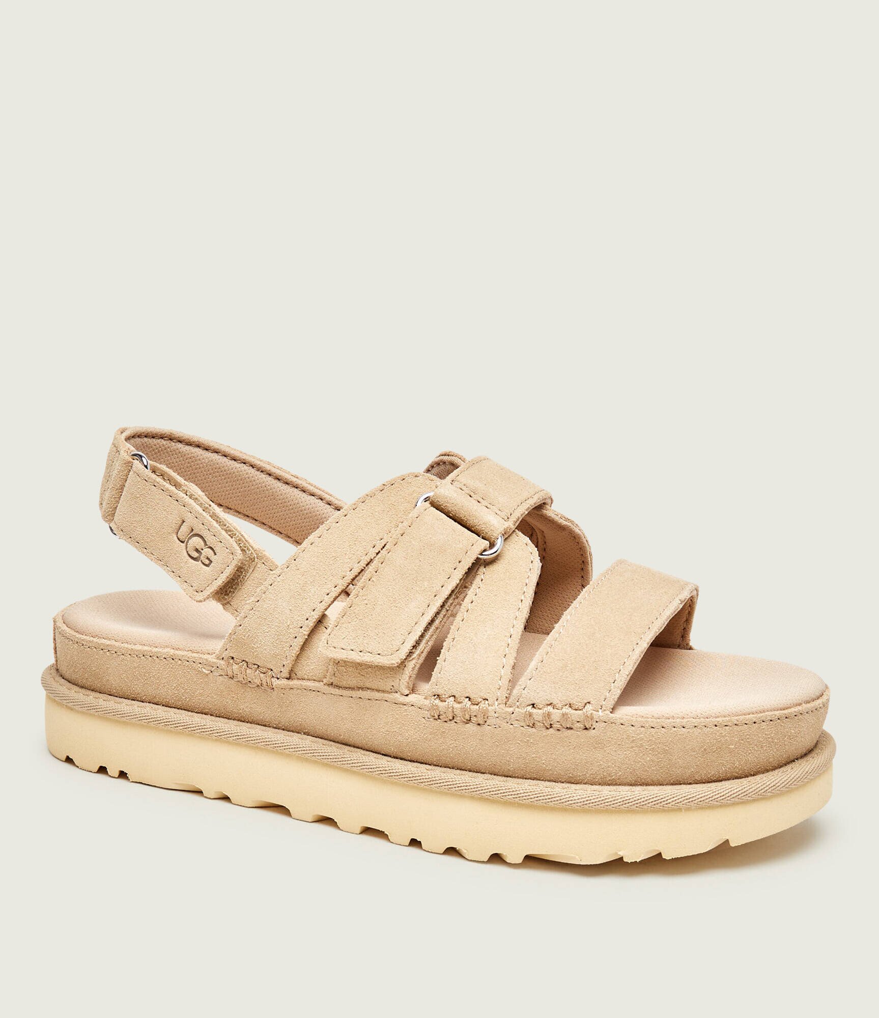 UGG Sandale GOLDENSTAR GLEAM | piele întoarsă