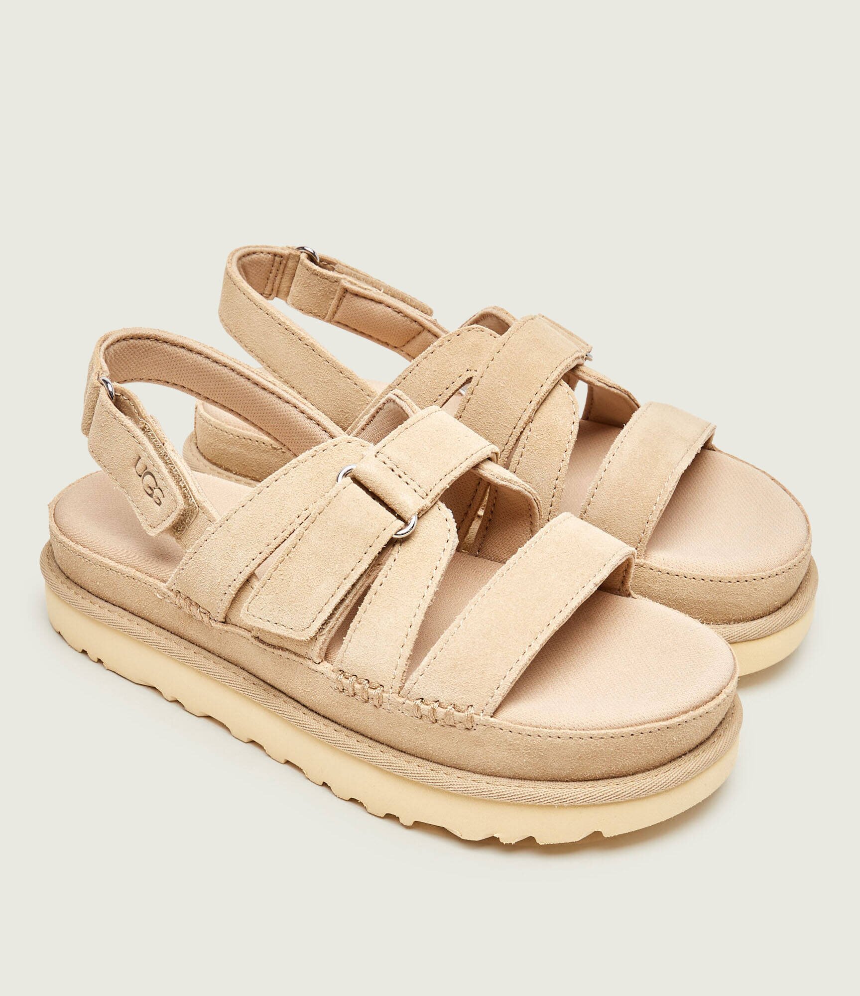 UGG Sandale GOLDENSTAR GLEAM | piele întoarsă