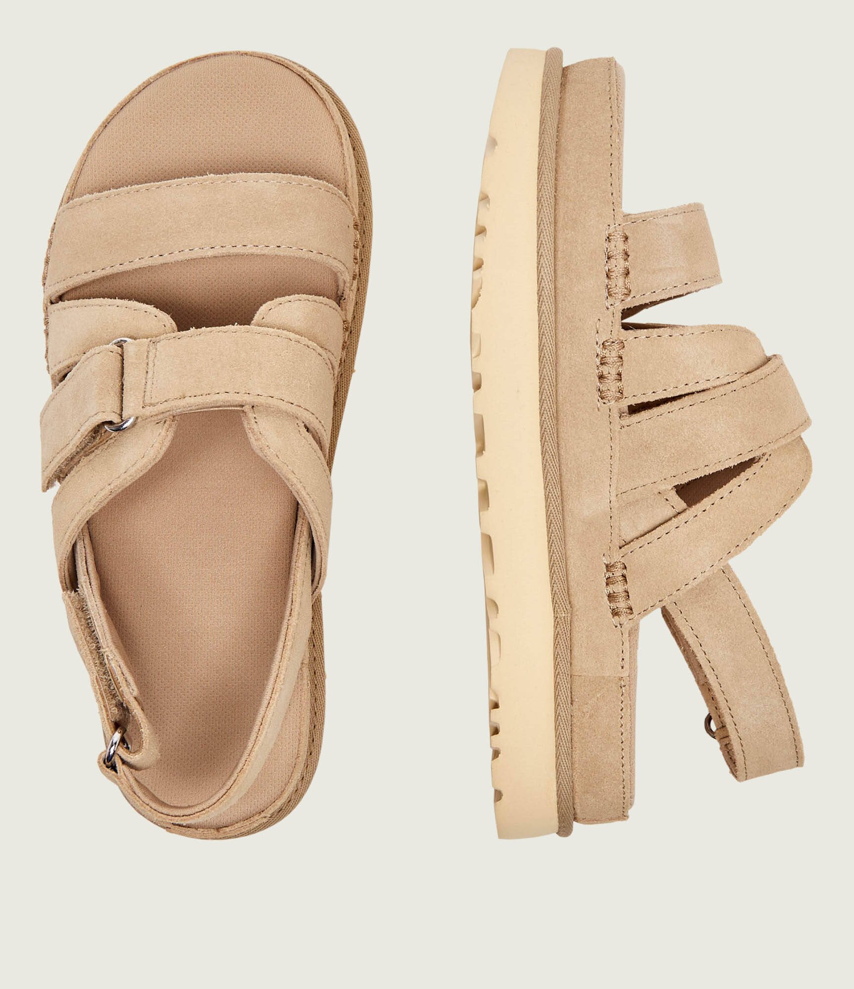 UGG Sandale GOLDENSTAR GLEAM | piele întoarsă