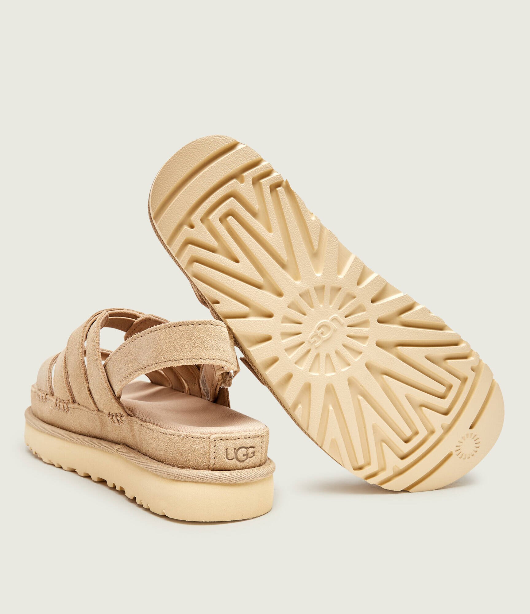 UGG Sandale GOLDENSTAR GLEAM | piele întoarsă
