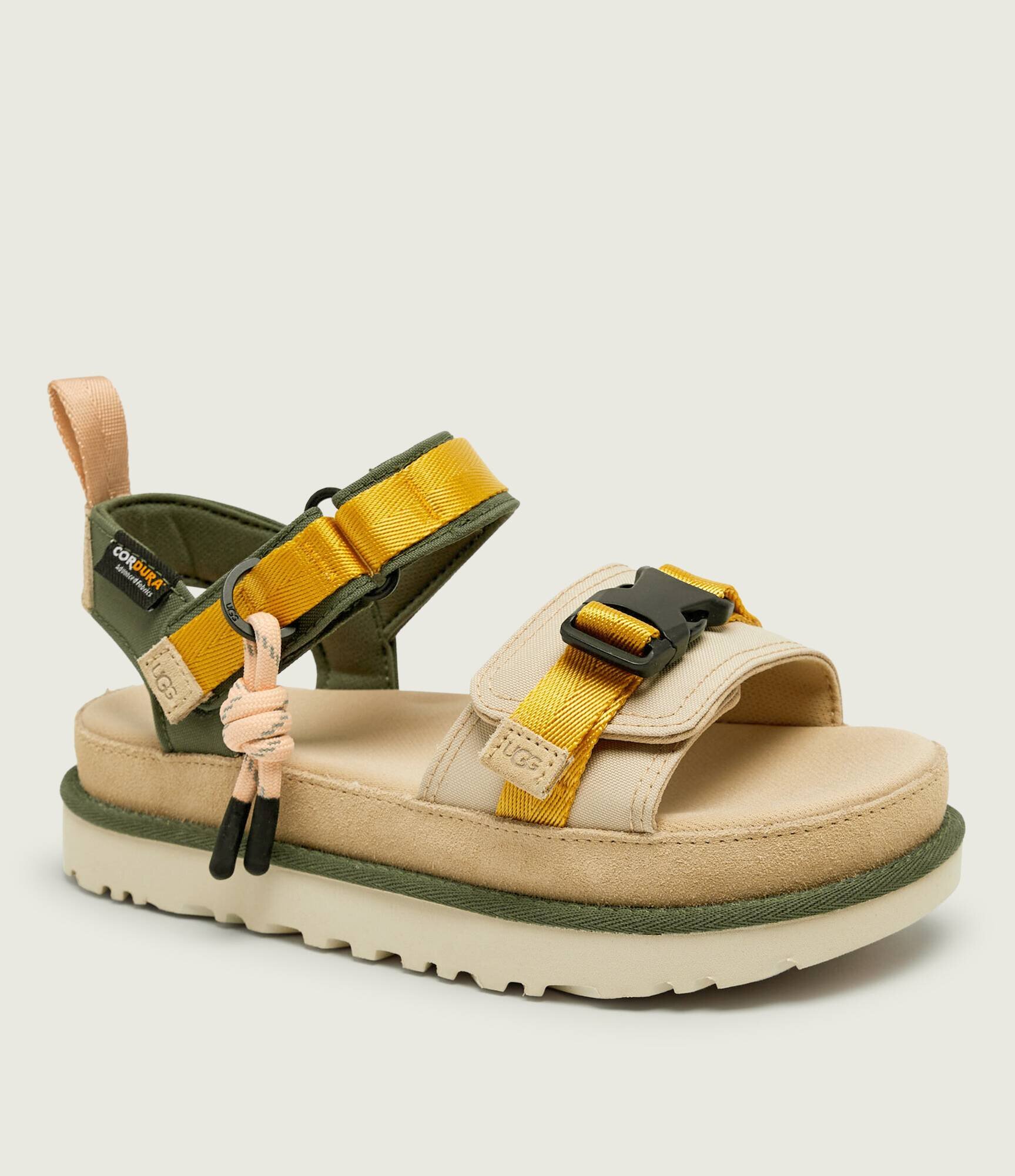 UGG Sandale GOLDENSTAR WILDWOOD | piele întoarsă