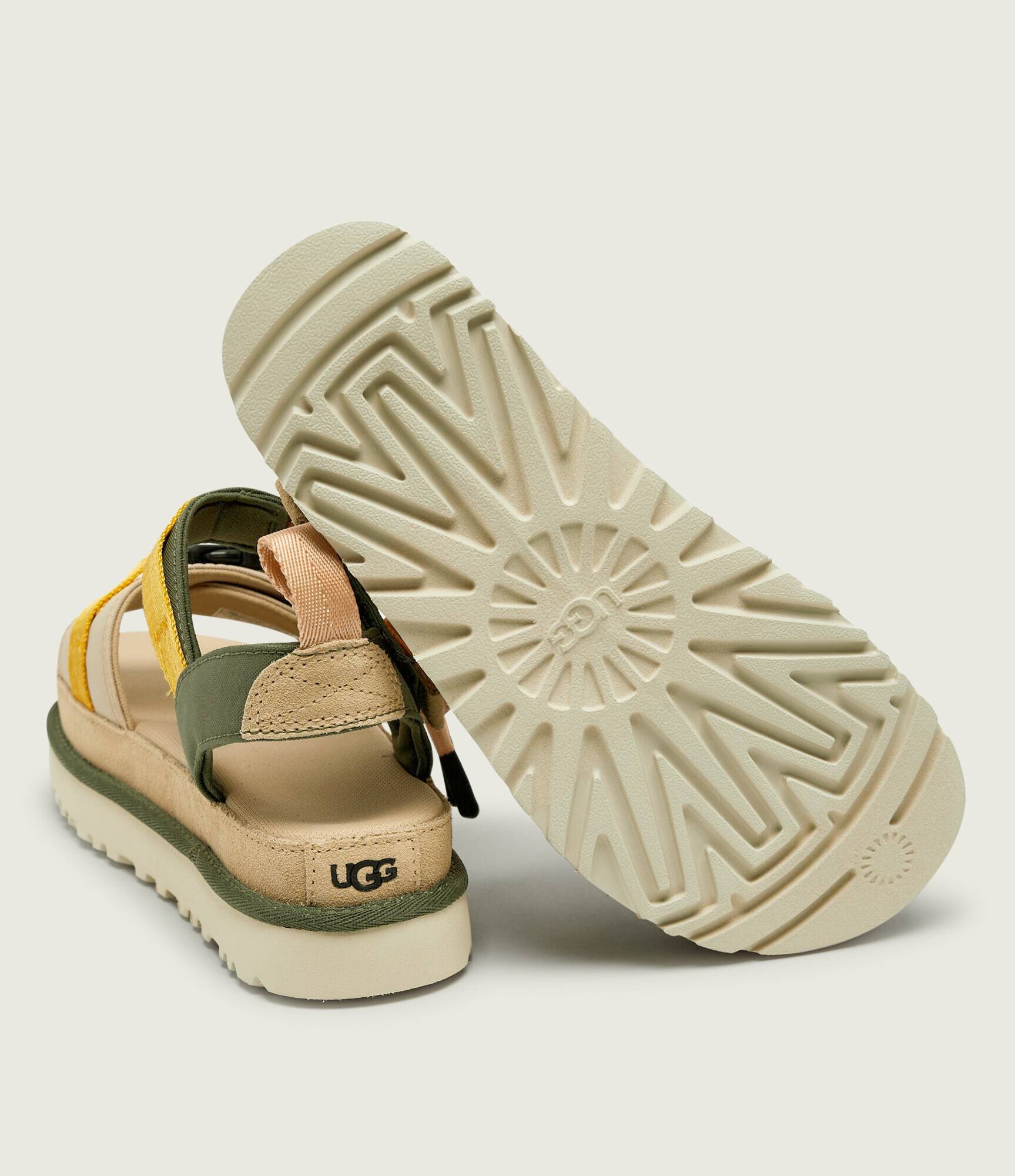 UGG Sandale GOLDENSTAR WILDWOOD | piele întoarsă