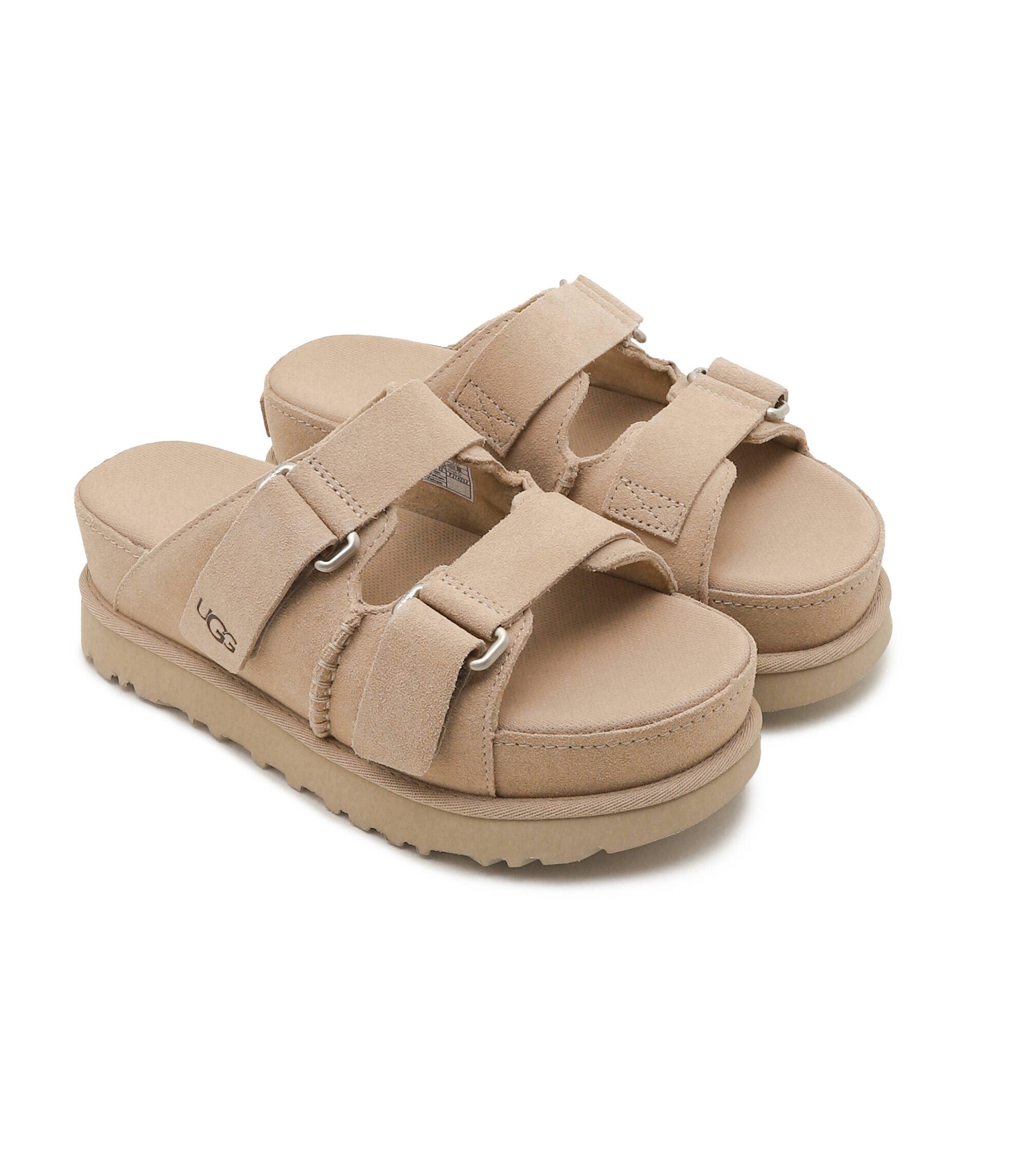 UGG Șlapi GOLDENSTAR HI SLIDE | piele întoarsă