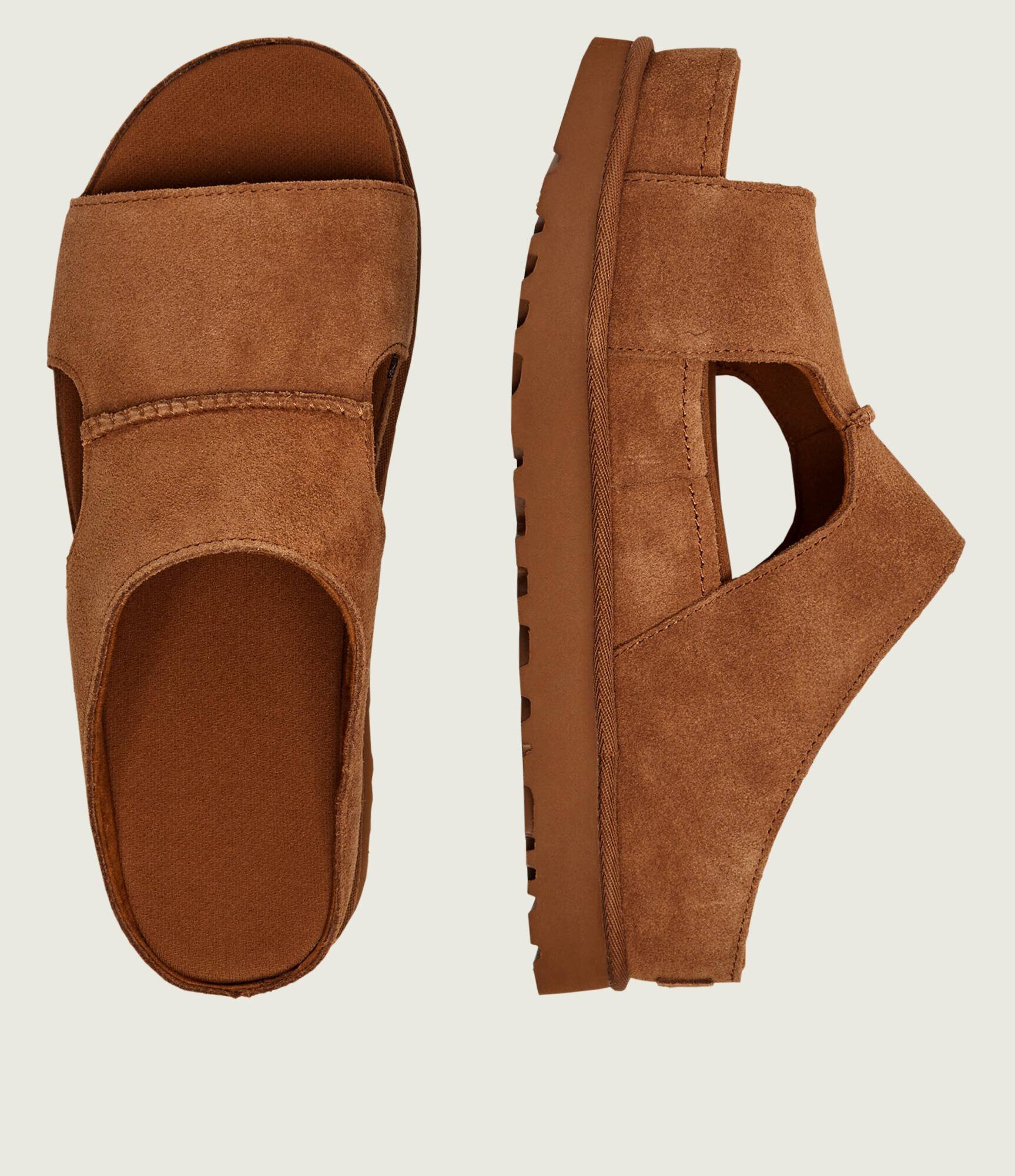 UGG Șlapi W GOLDENSTAR | piele întoarsă