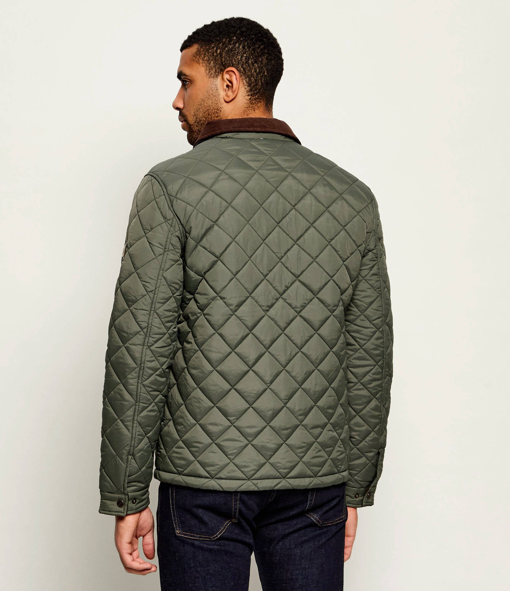 US Polo Assn Geacă Diamond Quilt | regular fit | catifea reiată