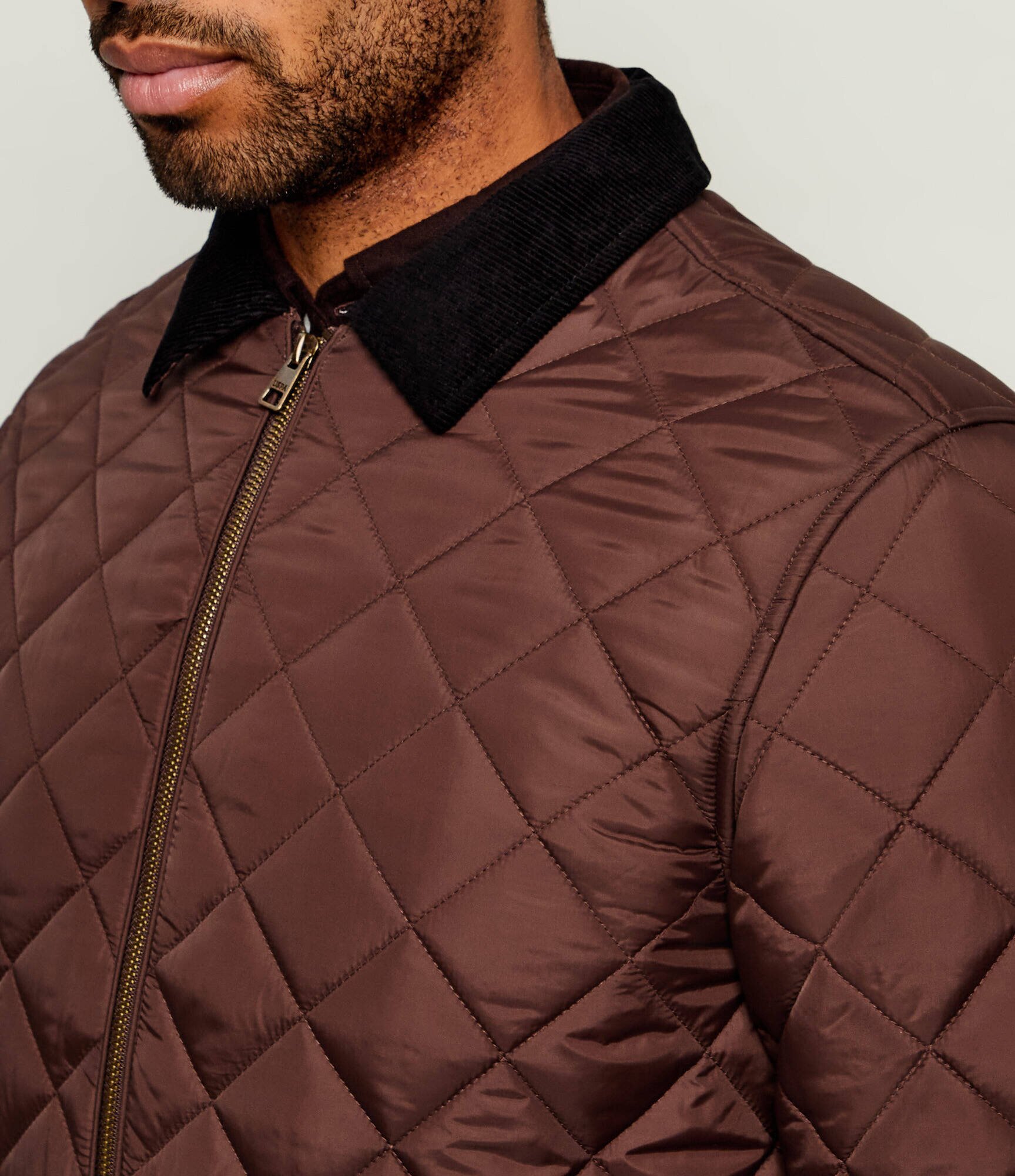 US Polo Assn Geacă Diamond Quilt | regular fit | catifea reiată