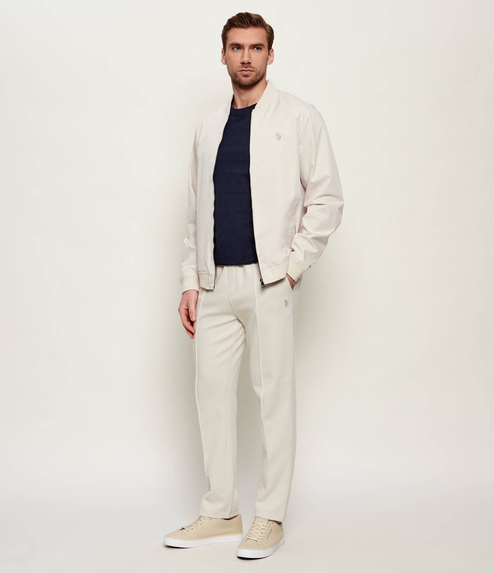 US Polo Assn Pantaloni de trening INTERLOCK PINTUCK | regular fit