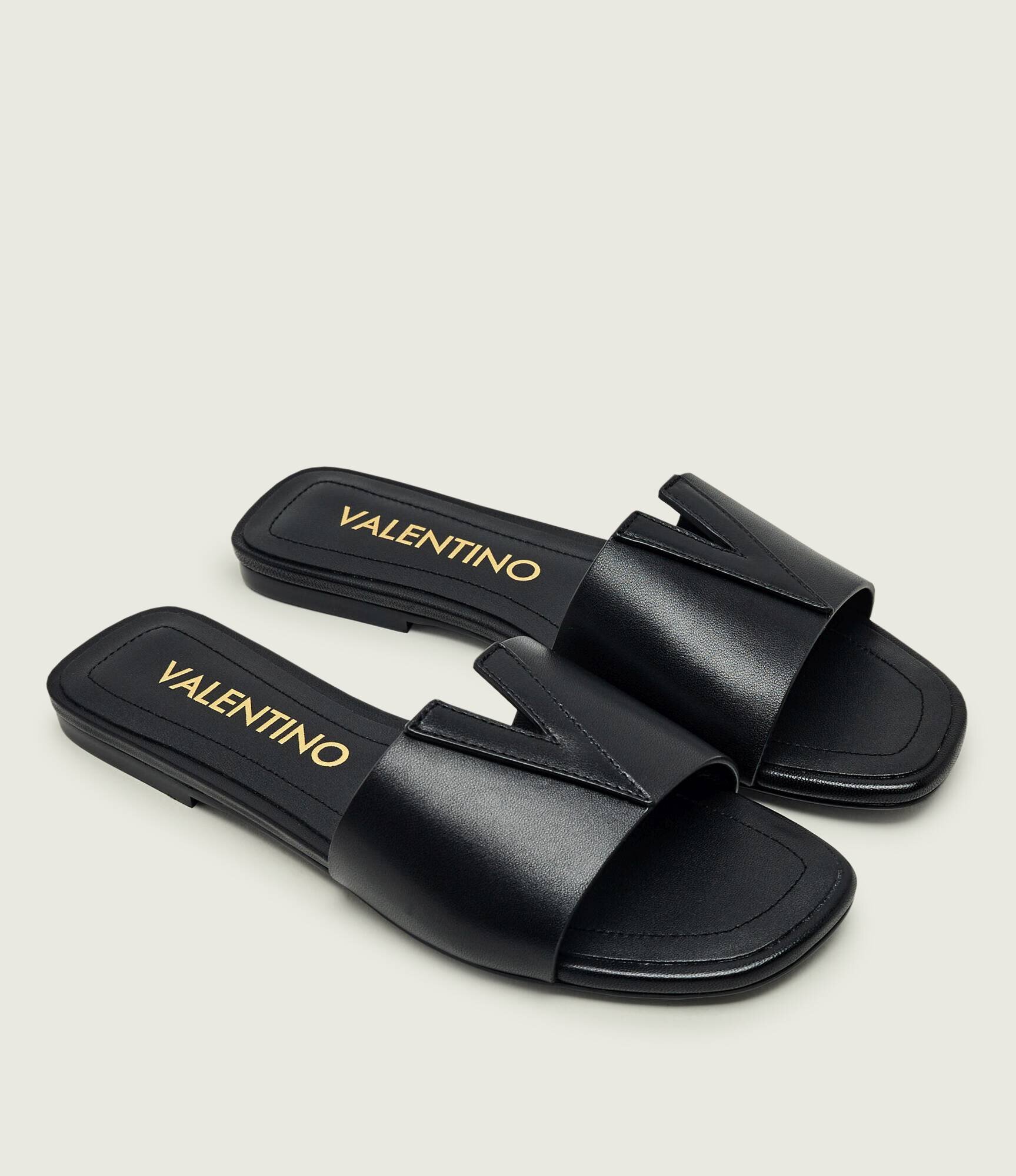Valentino De piele șlapi