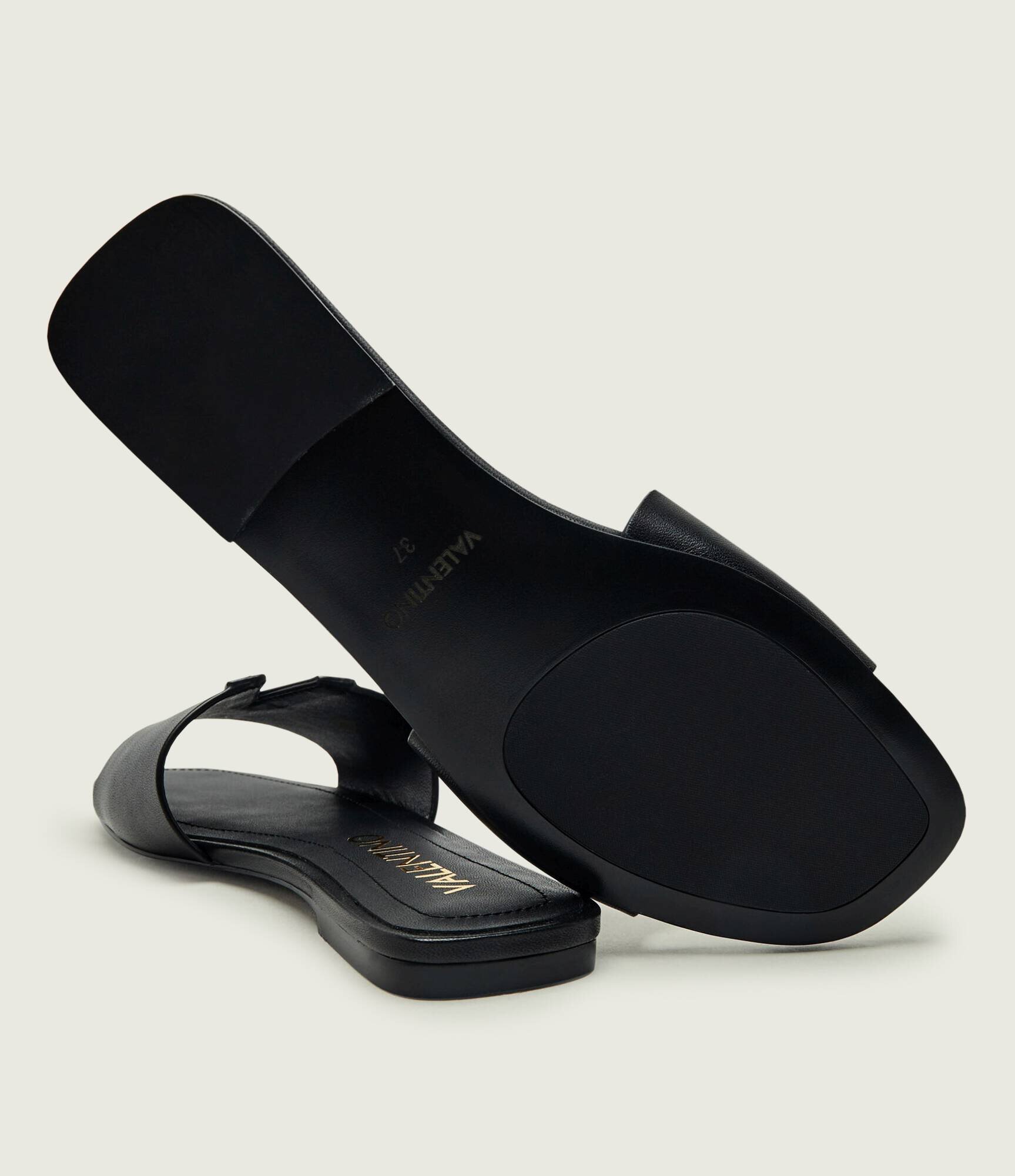 Valentino De piele șlapi