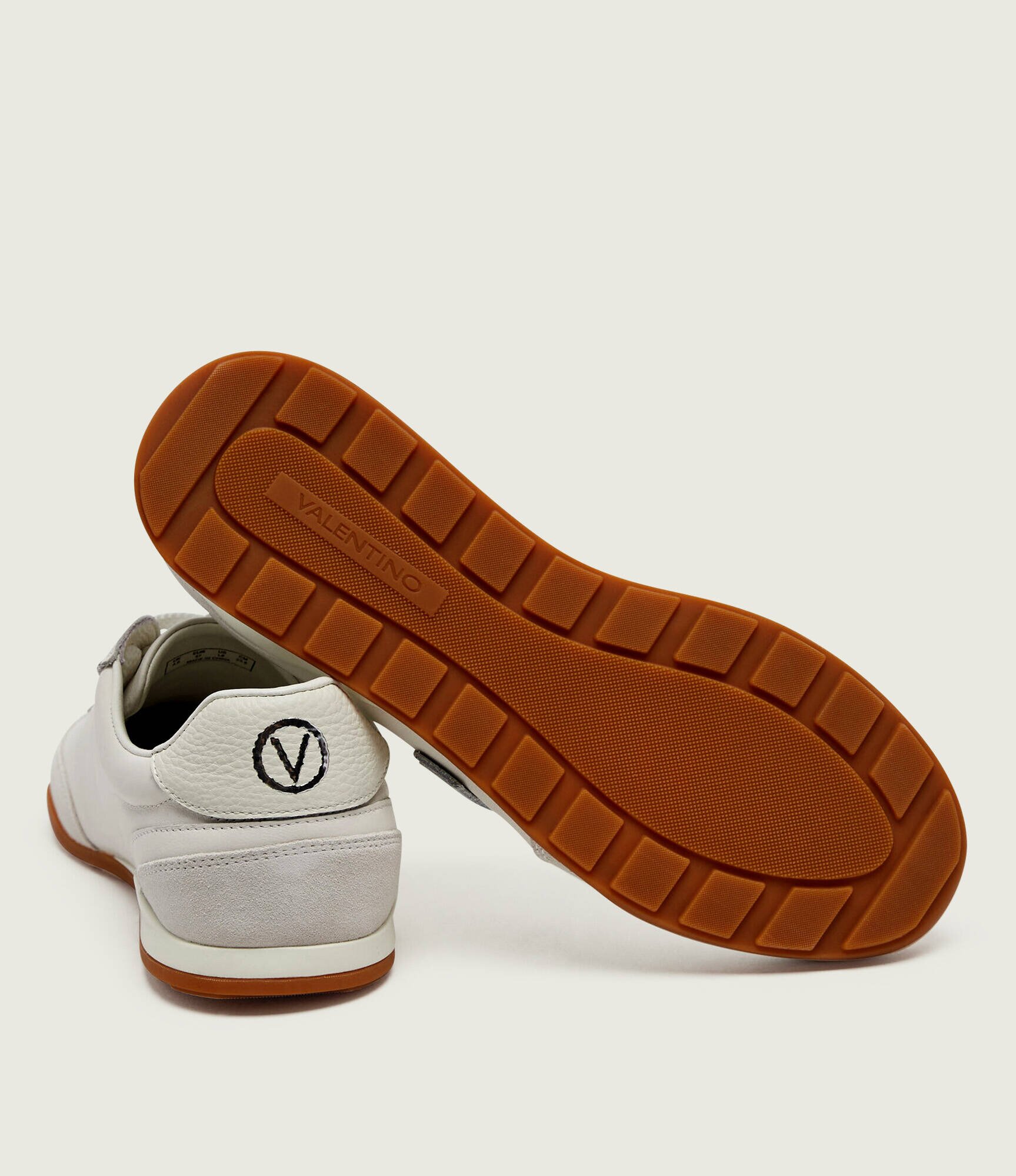 Valentino Teniși din piele | piele întoarsă