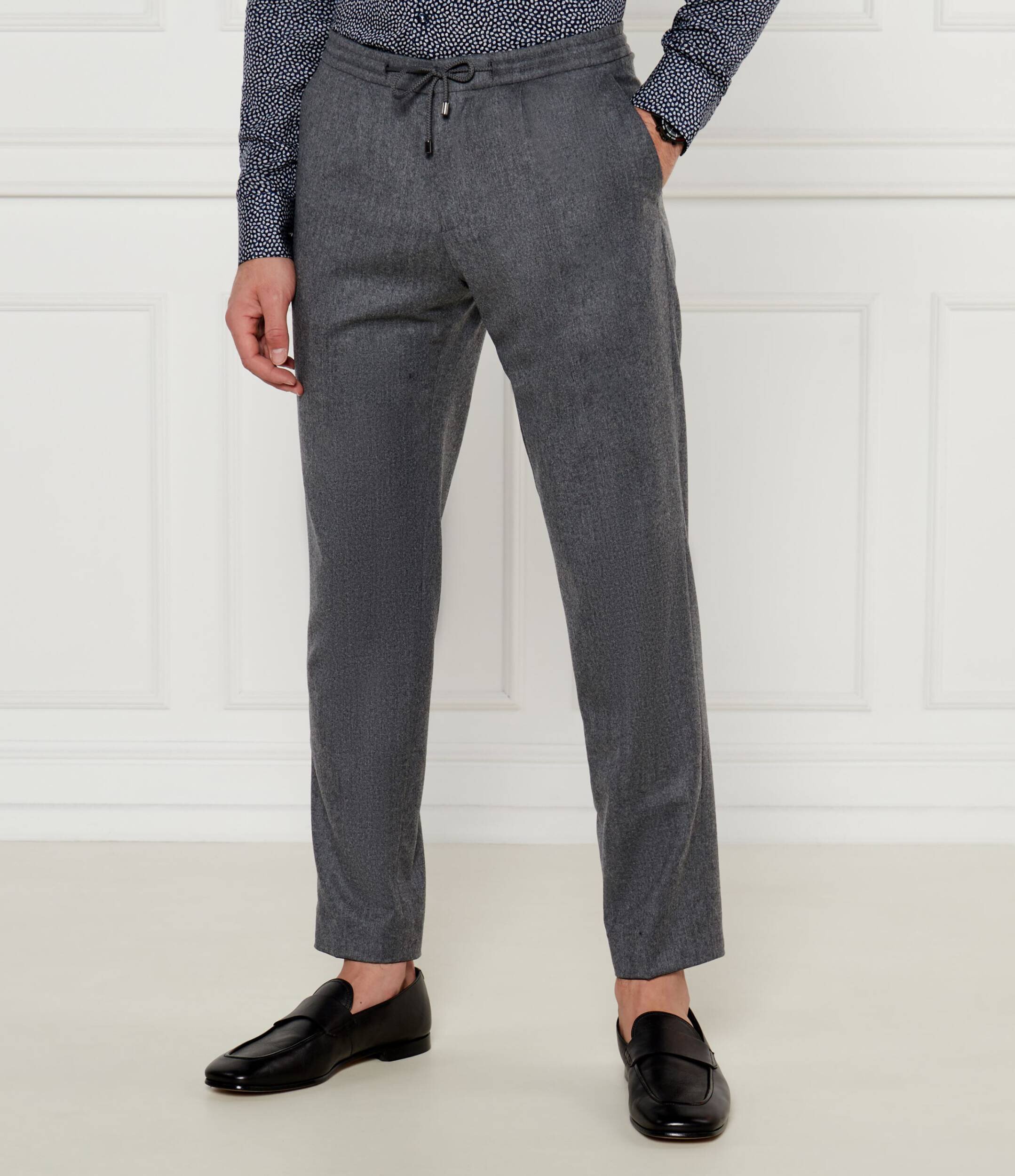 van Laack De lână pantaloni chino HENOK | Regular Fit