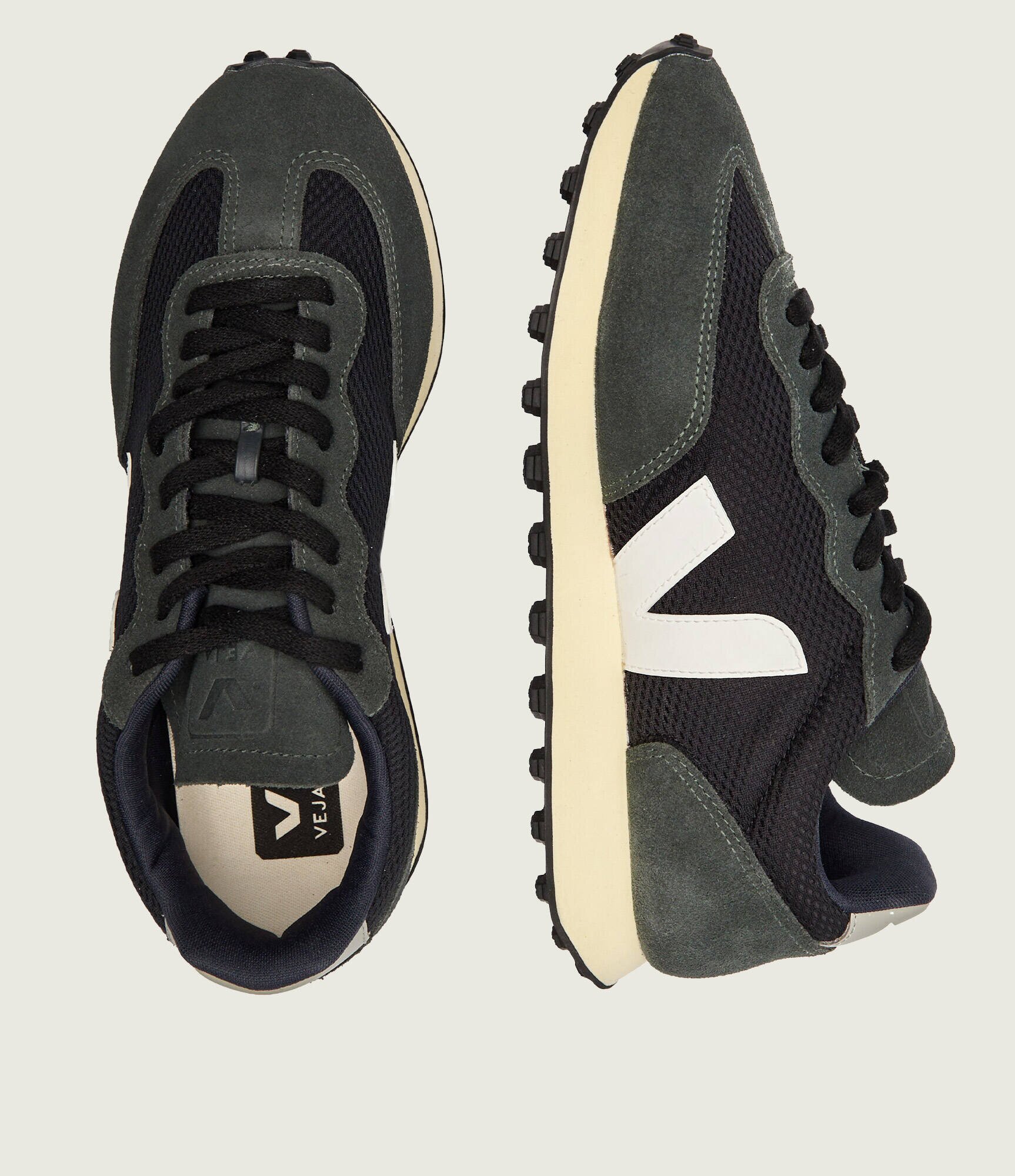 Veja Sneakers Rio Branco cu adaos de piele