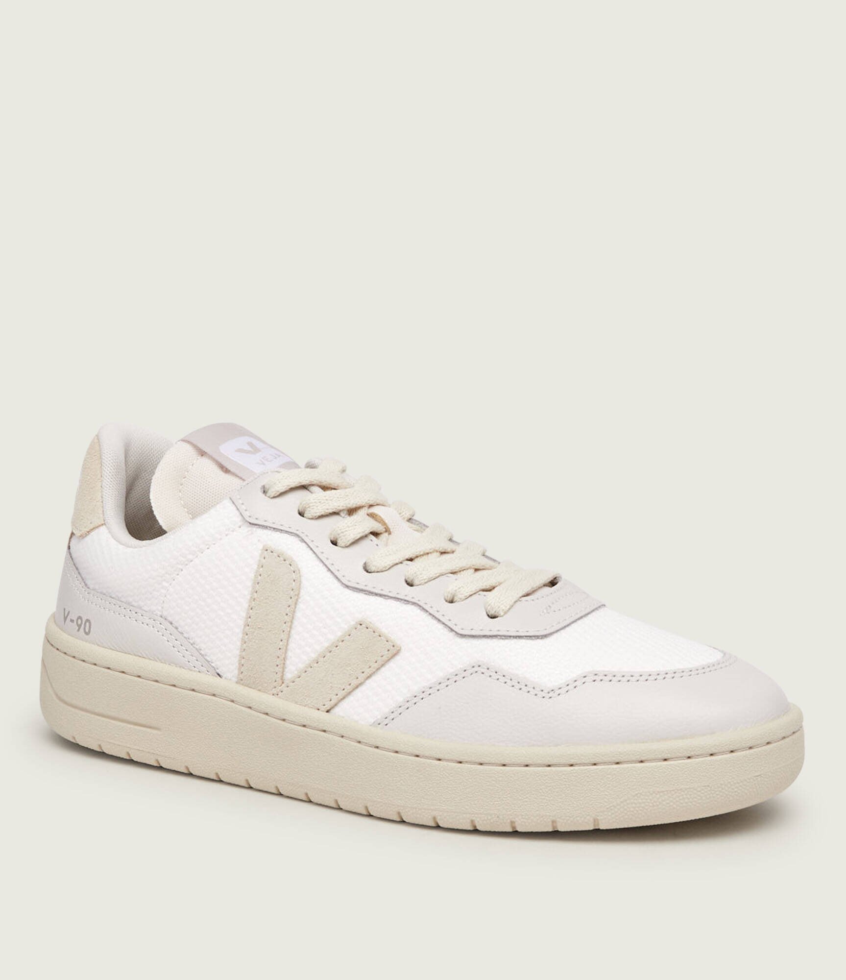 Veja Sneakers V-90 B-Mesh cu adaos de piele