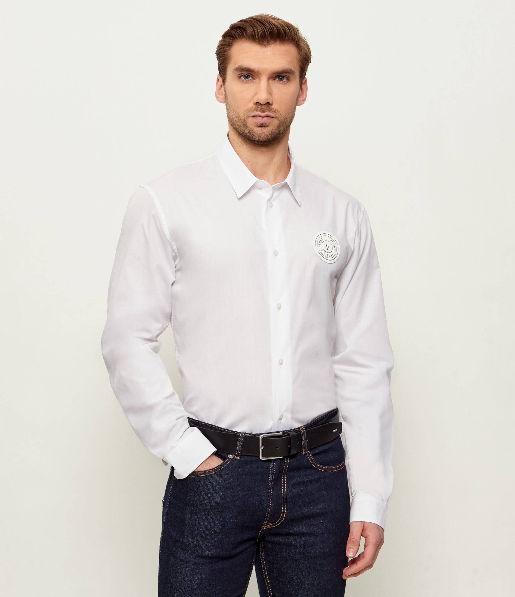Versace Jeans Couture Cămașă EMBLEM | Slim Fit