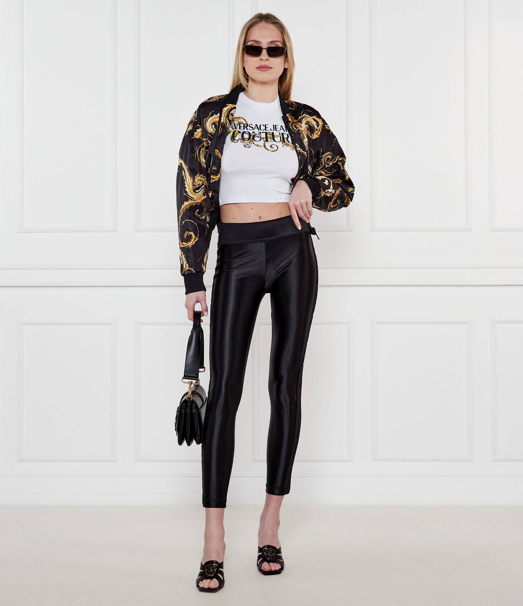 Versace Jeans Couture Colanți FOUSEUX | Slim Fit