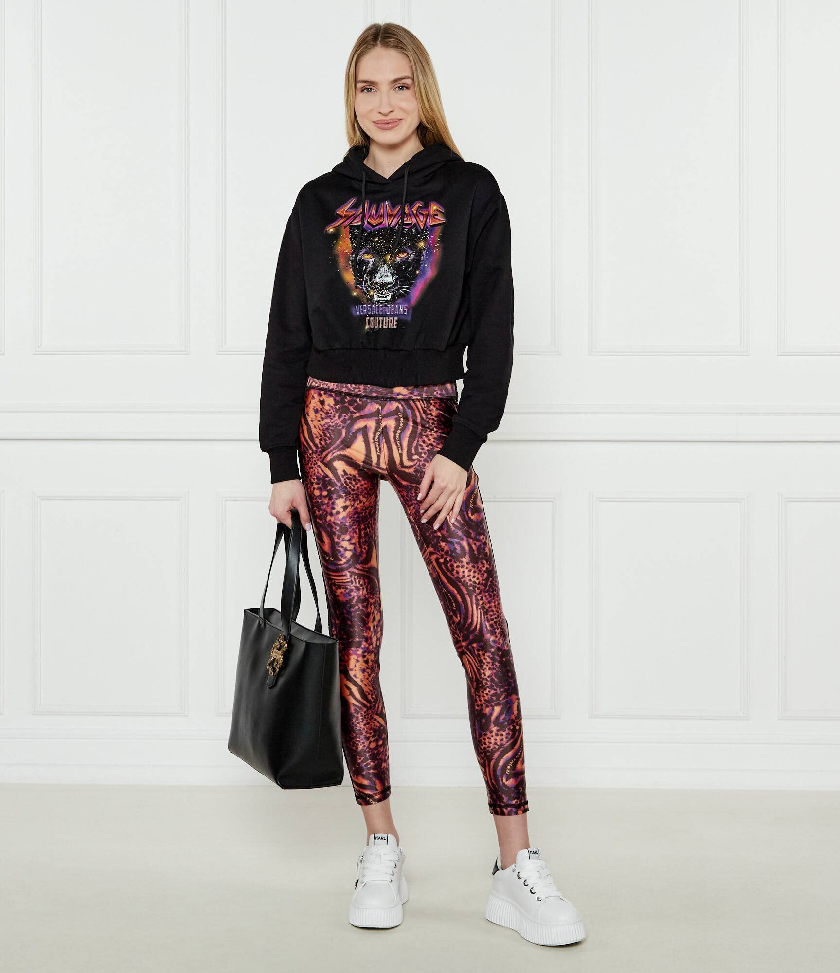 Versace Jeans Couture Colanți FUSEAUX | Slim Fit