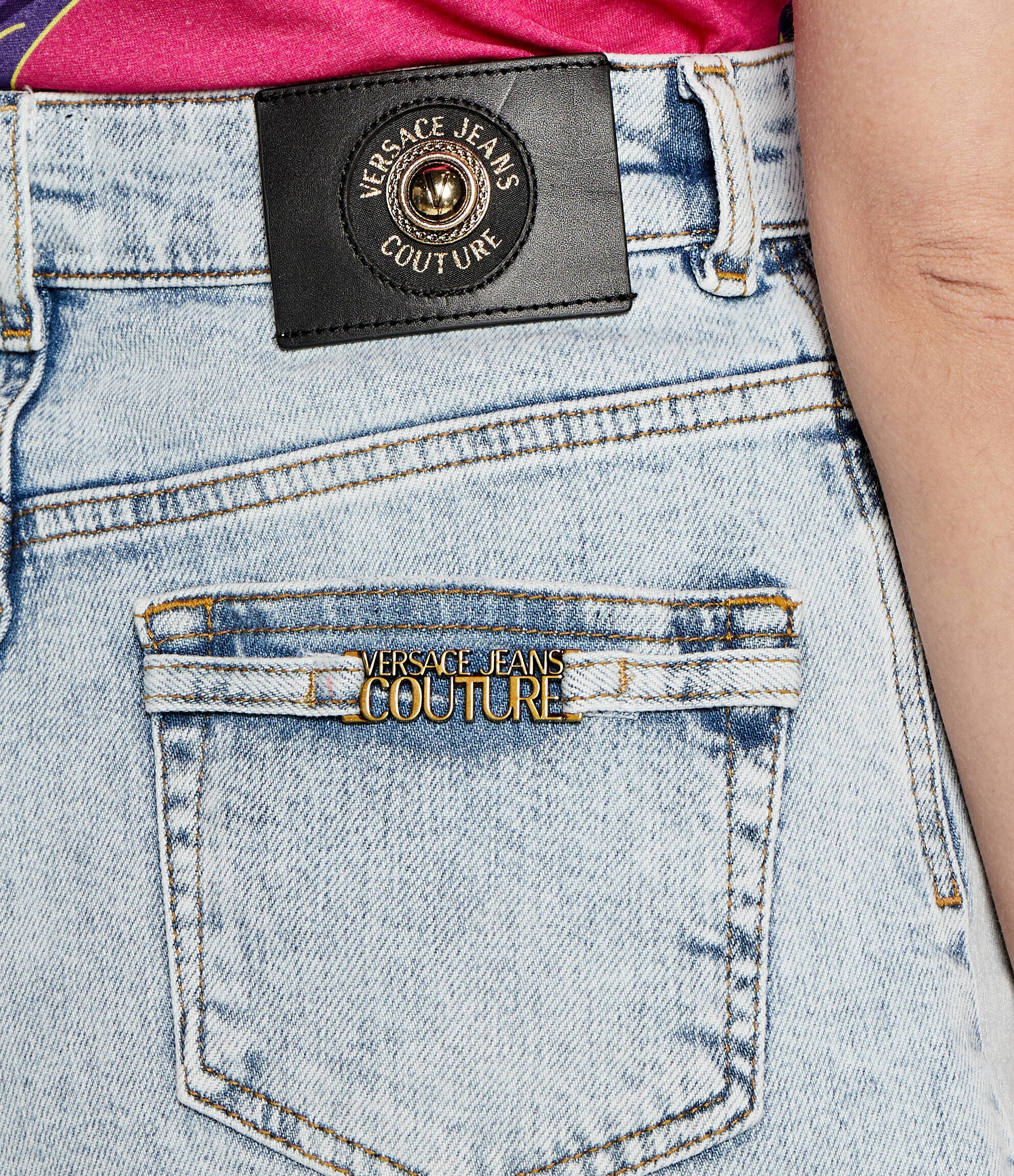 Versace Jeans Couture De blugi pantaloni scurți | Skinny fit