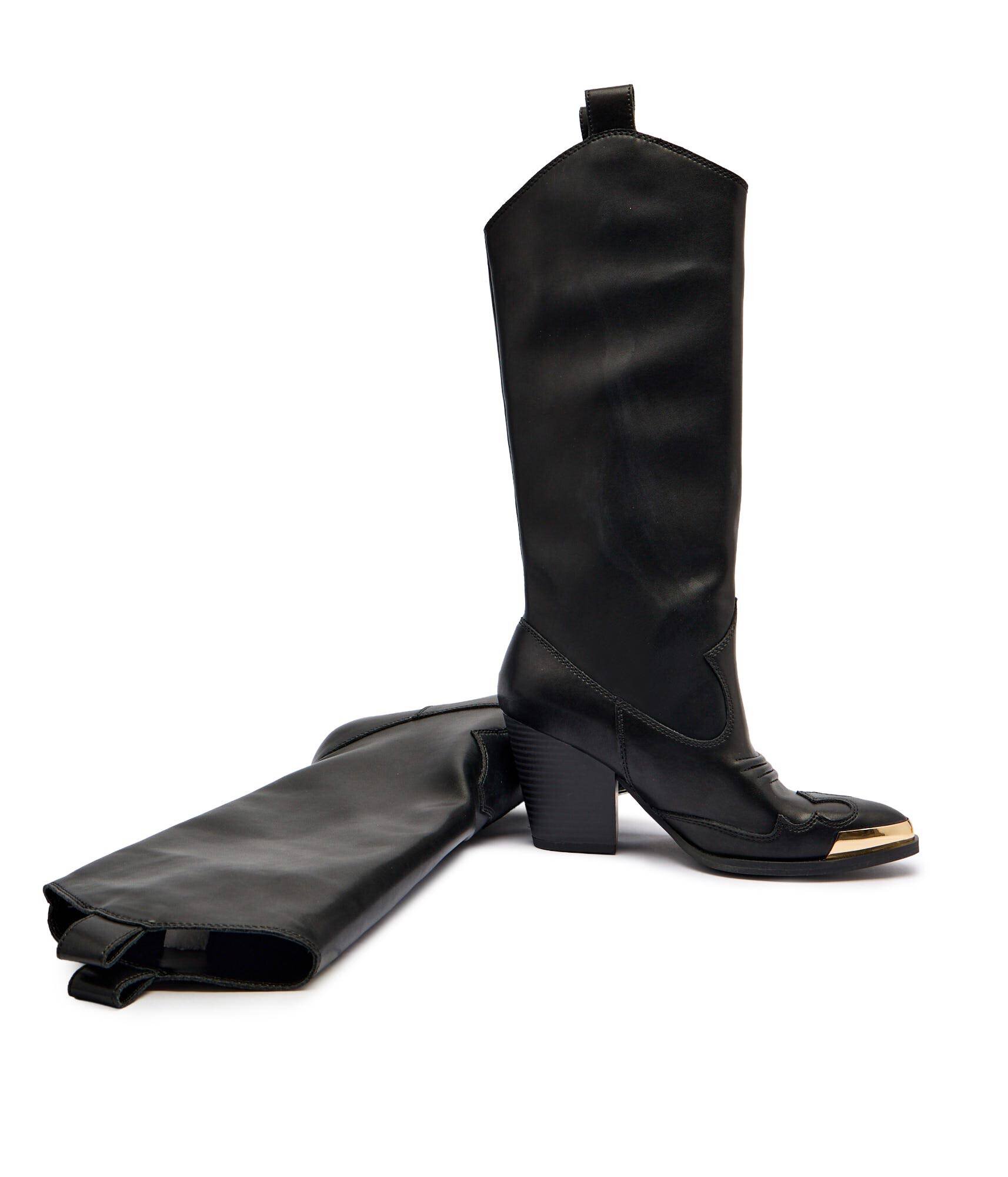 Versace Jeans Couture De piele cizme cu toc Fondo Camperos
